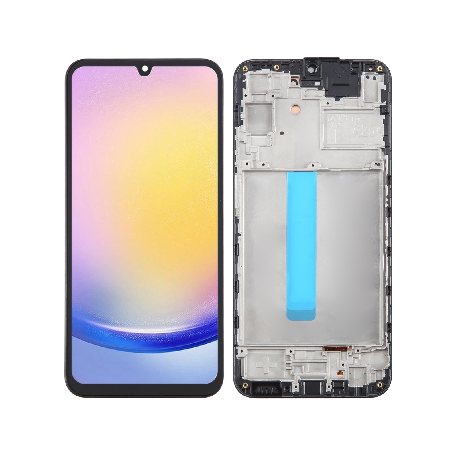 For Samsung Galaxy A25 SM-A256B Original LCD Screen Digitizer Full Assembly with Frame