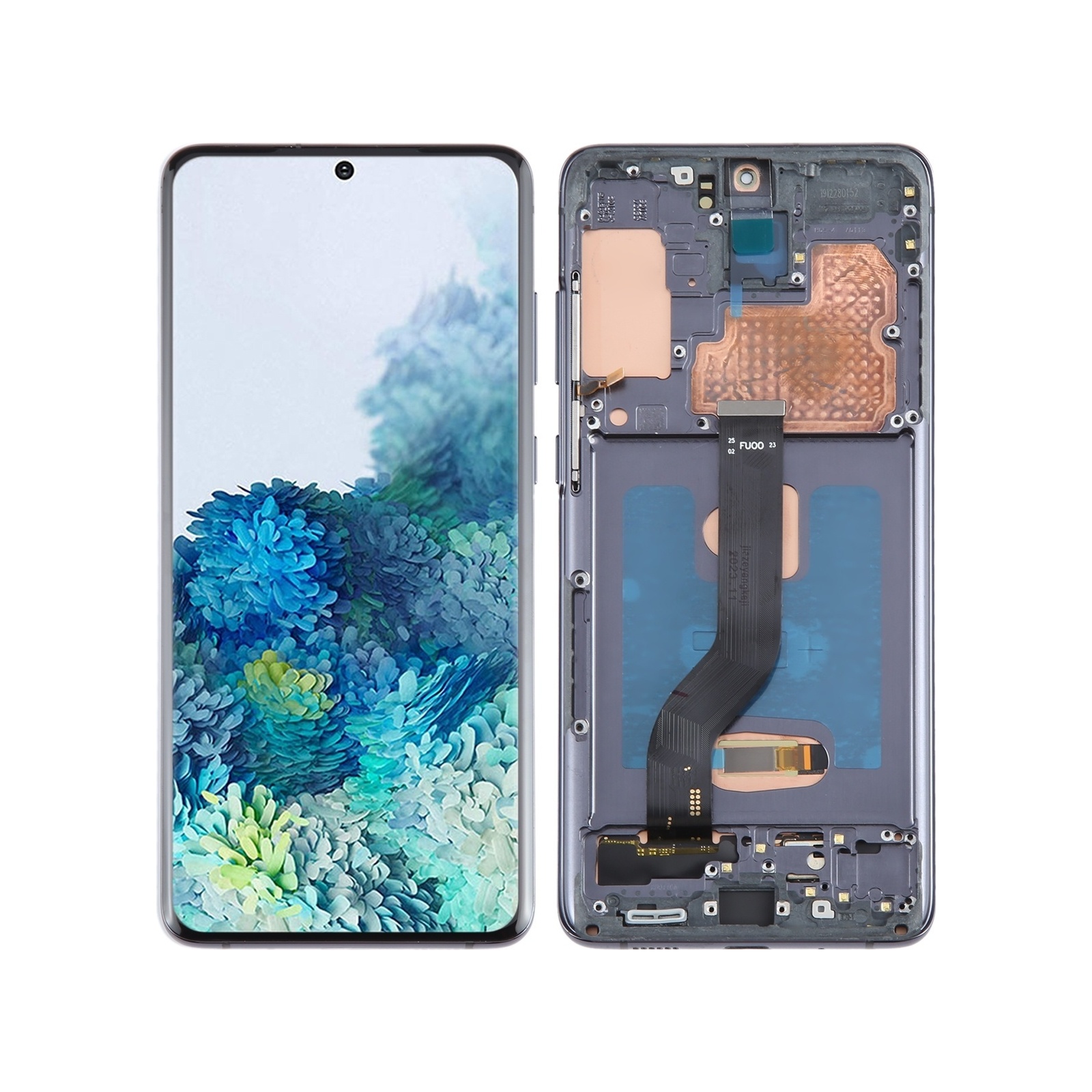 For Samsung Galaxy S20+ 4G/5G SM-G985/986 6.67 inch OLED LCD Screen Digitizer Full Assembly with Frame(Black)