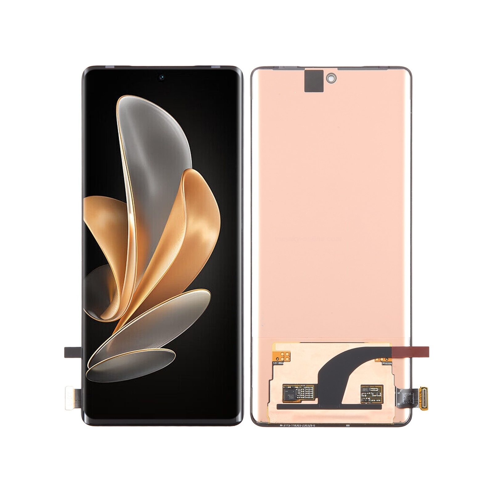 For vivo S17t Original AMOLED LCD Screen with Digitizer Full Assembly