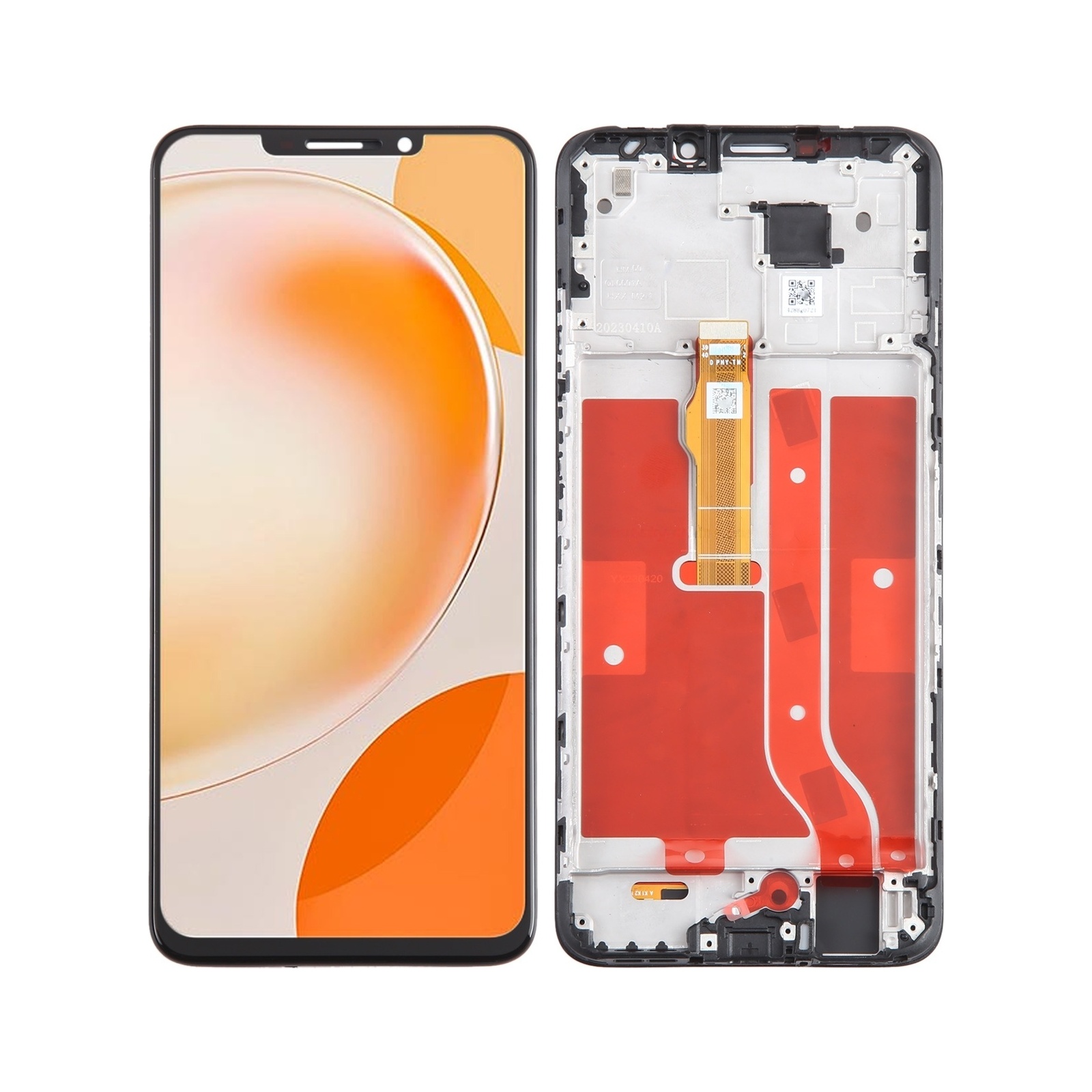 For Huawei Nova Y91 Original LCD Screen Digitizer Full Assembly with Frame