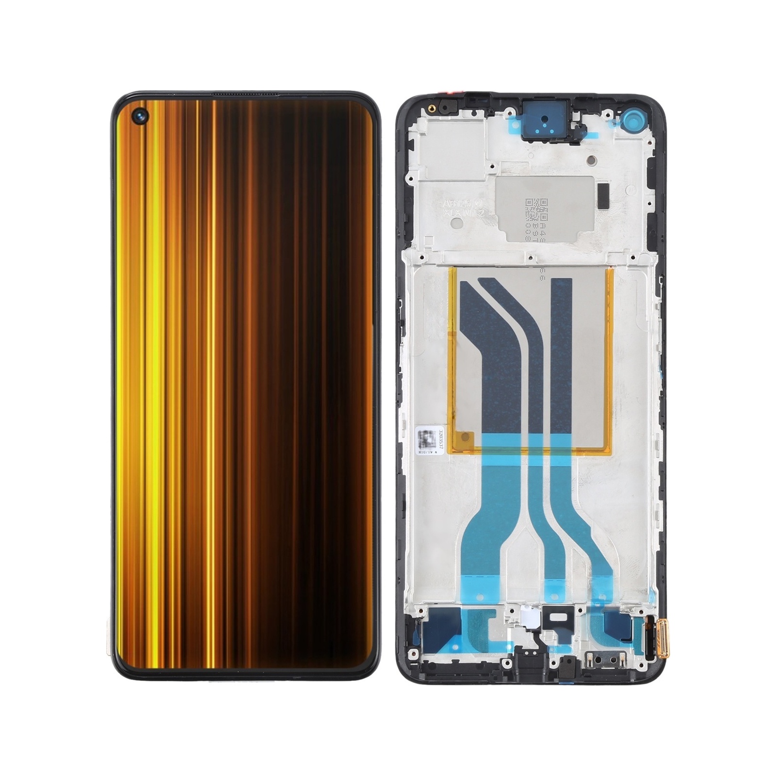 For Realme GT Neo 3T RMX3372 RMX3371 Original AMOLED LCD Screen Digitizer Full Assembly with Frame