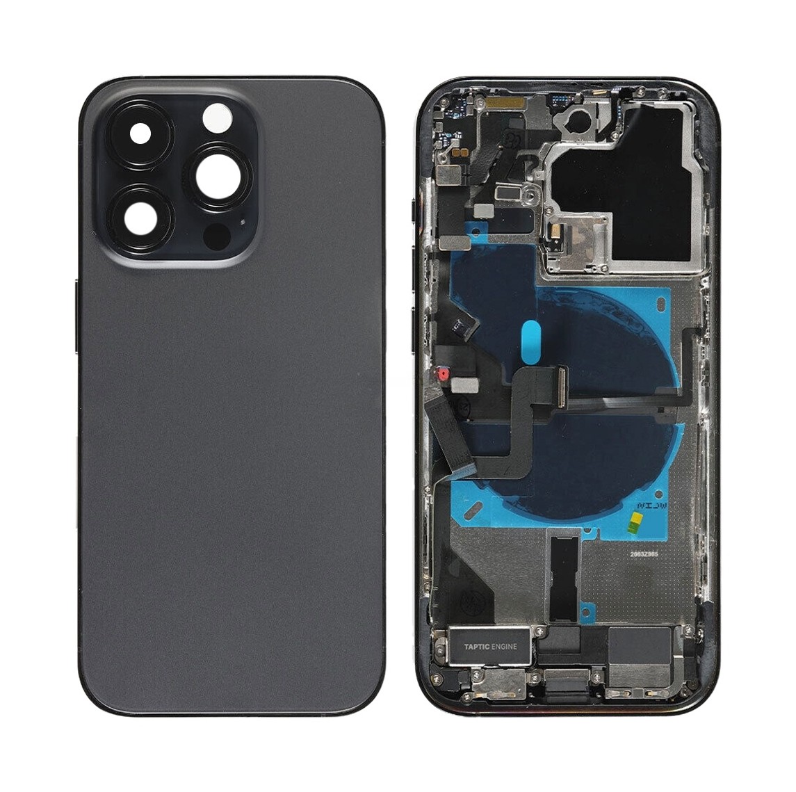 For iPhone 14 Pro Battery Back Cover Assembly, Version:US Version(Black)