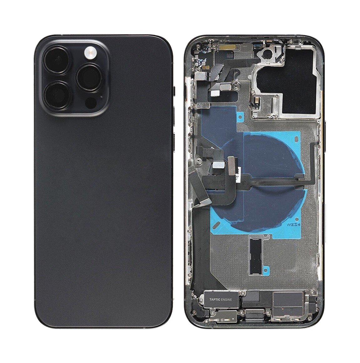 For iPhone 14 Pro Max Battery Back Cover Assembly, Version:US Version(Black)