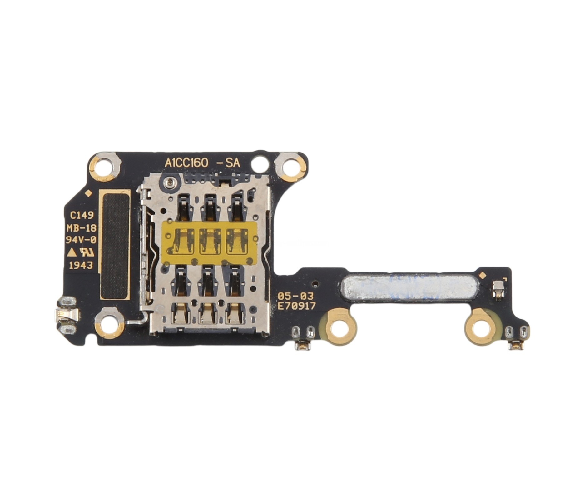 For OPPO Find X2 Original SIM Card Reader Board
