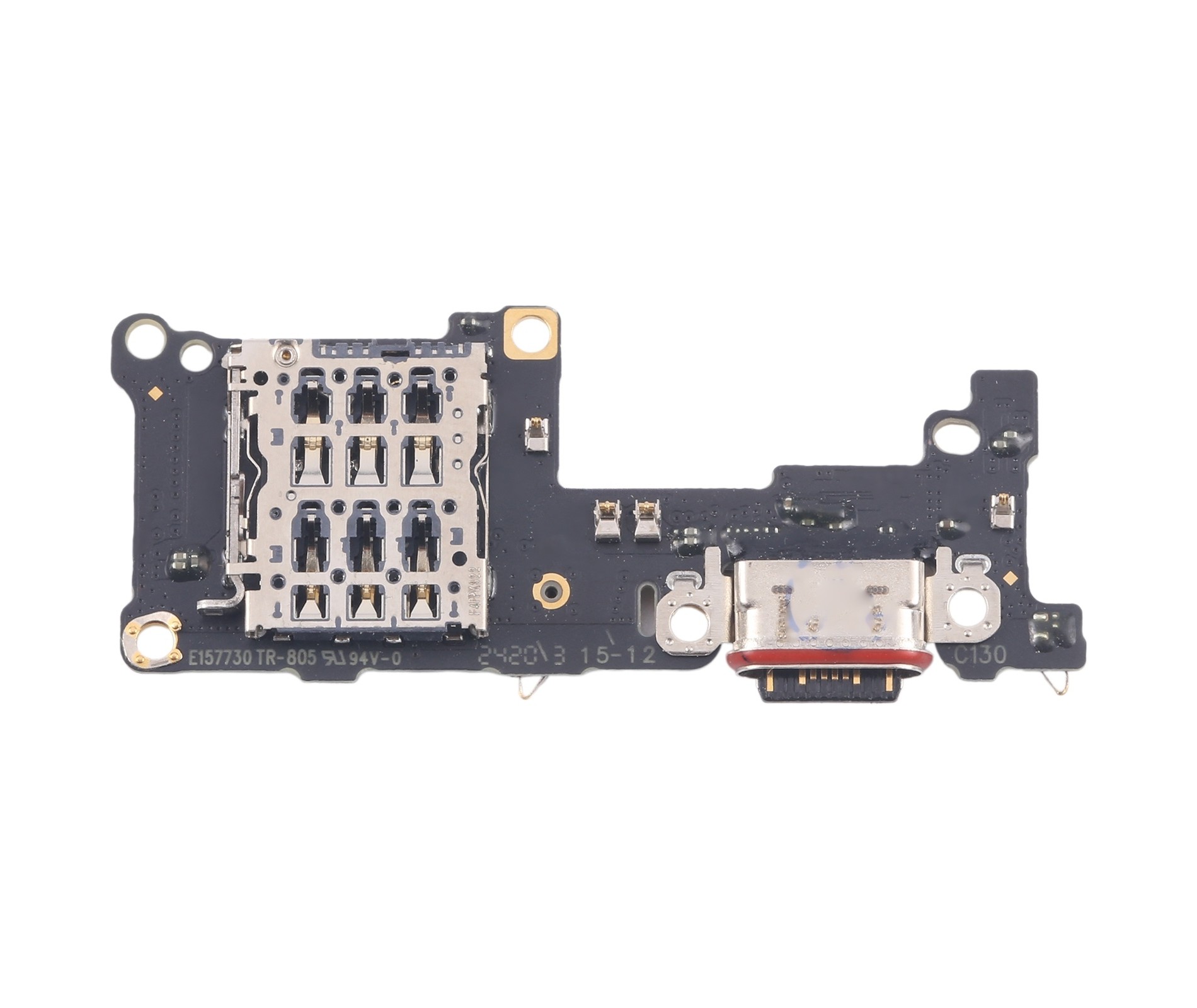 For Realme GT 6 RMX3851 Original SIM Card Reader Board