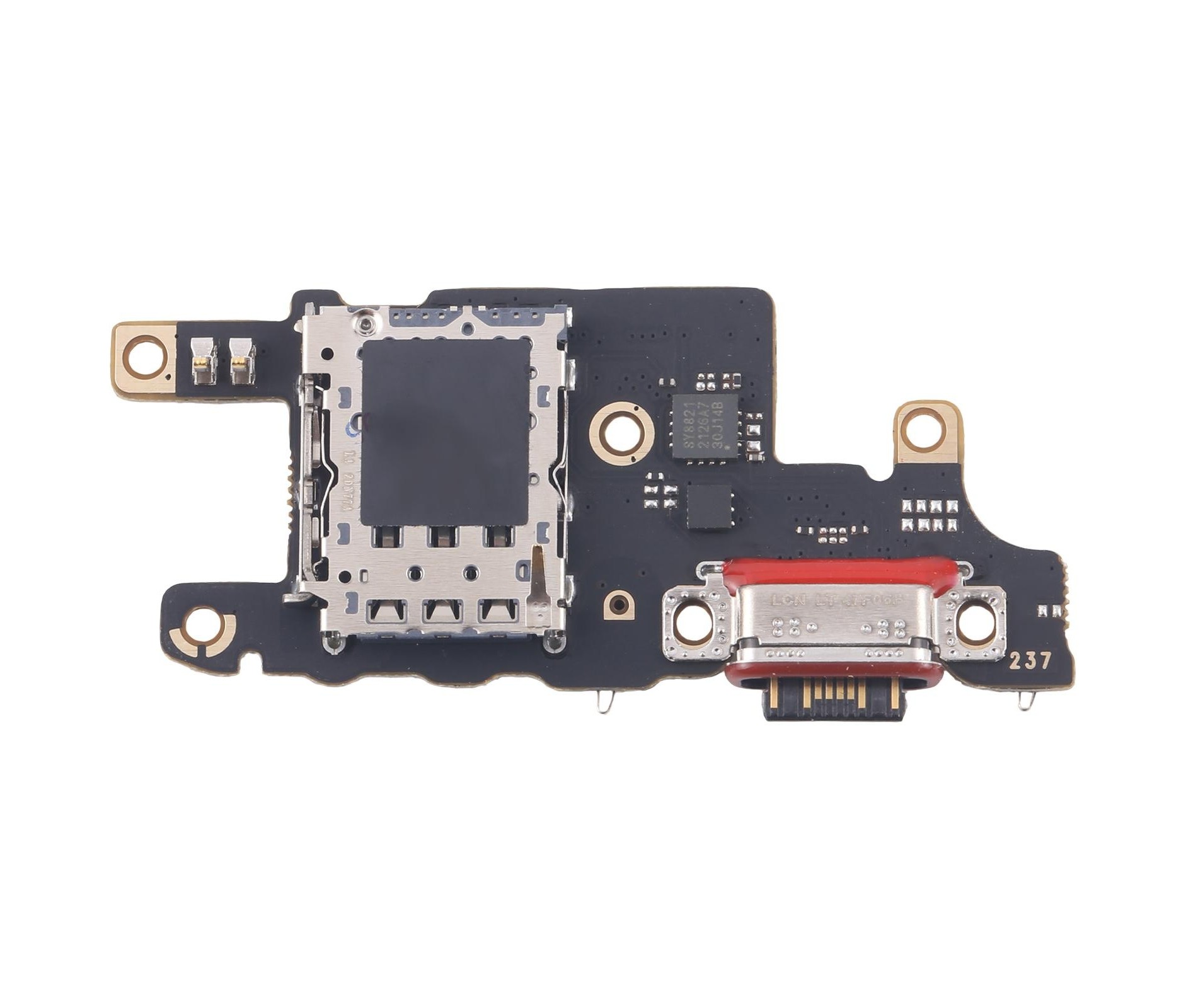 For Xiaomi Redmi Turbo 4 Charging Port Board With SIM Card Holder Socket, Not Supporting Fast Charging