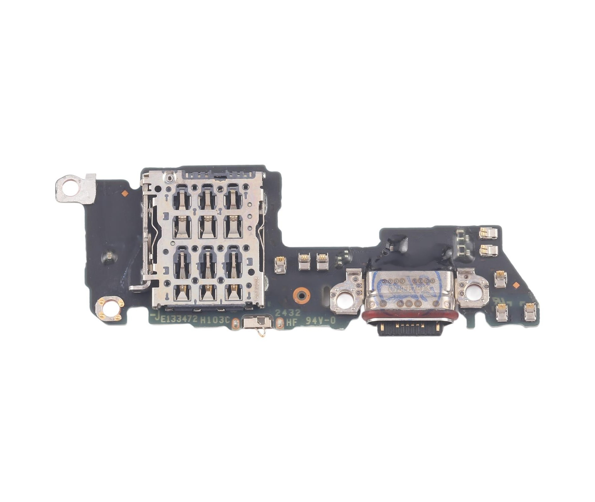 For OPPO Reno13 Pro 5G CPH2697 Original Disassembled Charging Port Board With SIM Card Holder Socket