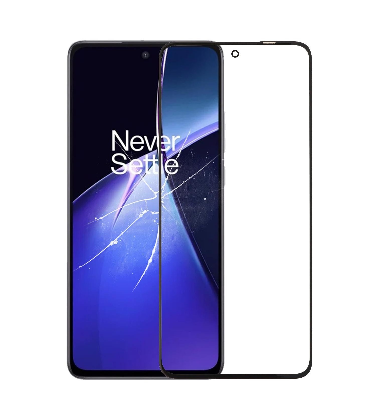 For OnePlus Nord CE4 Lite Front Screen Outer Glass Lens with OCA Optically Clear Adhesive