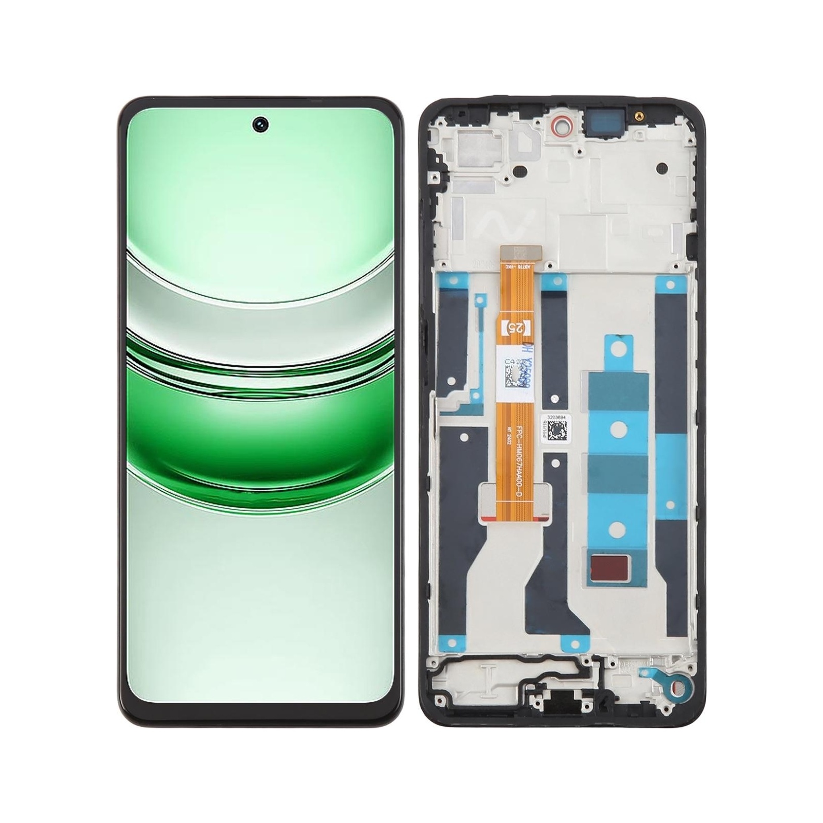 For Realme 14x India OEM LCD Screen Digitizer Full Assembly with Frame