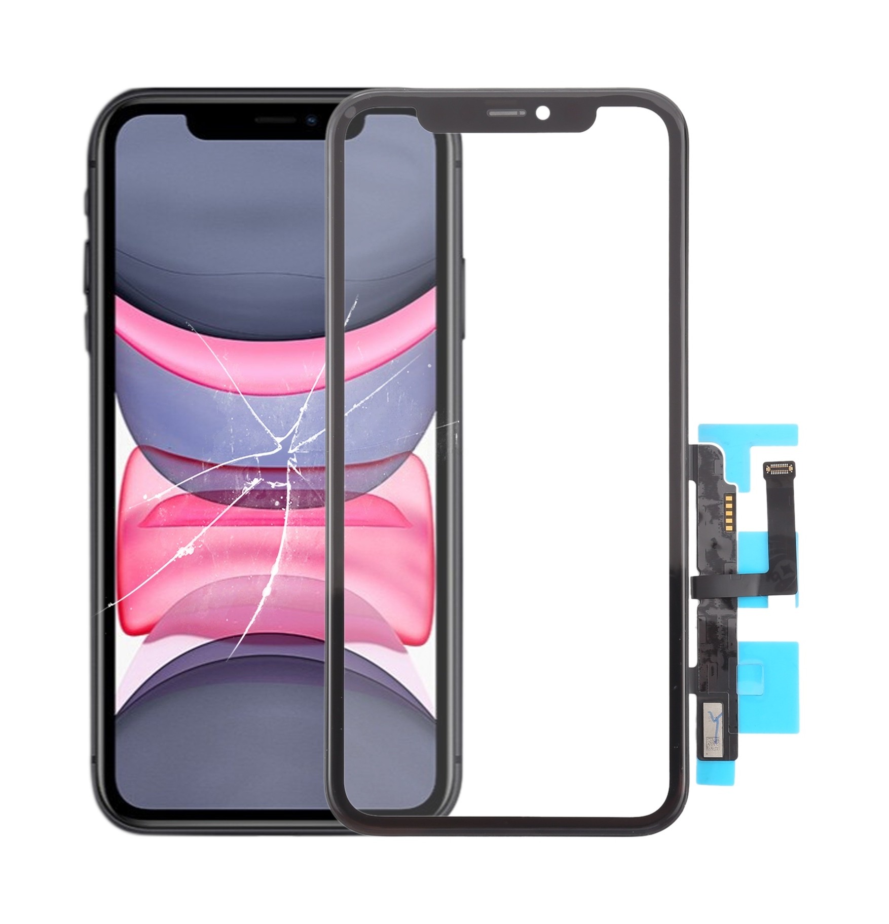 Original Touch Panel With OCA for iPhone 11