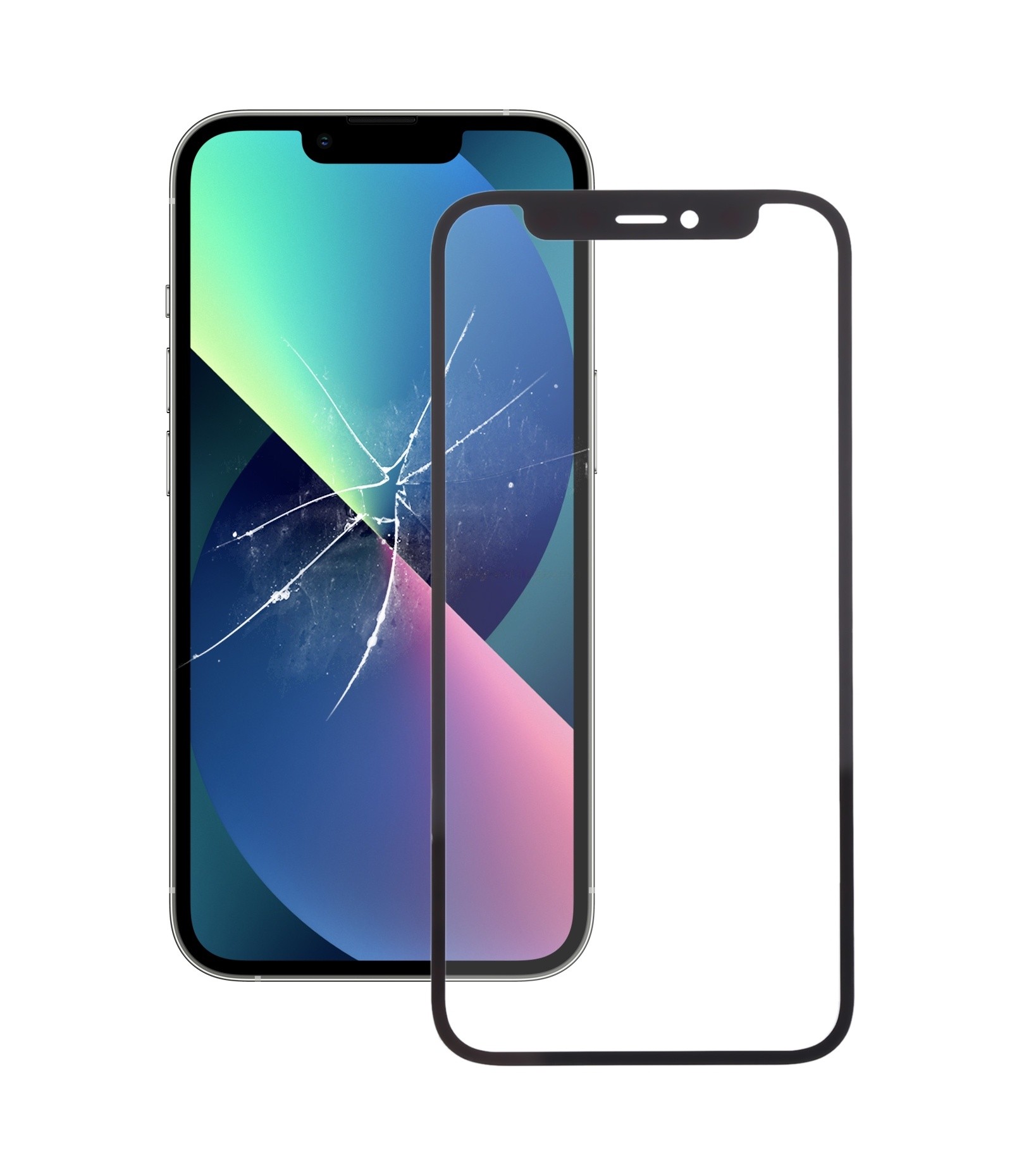 Front Screen Outer Glass Lens for iPhone 13 Mini