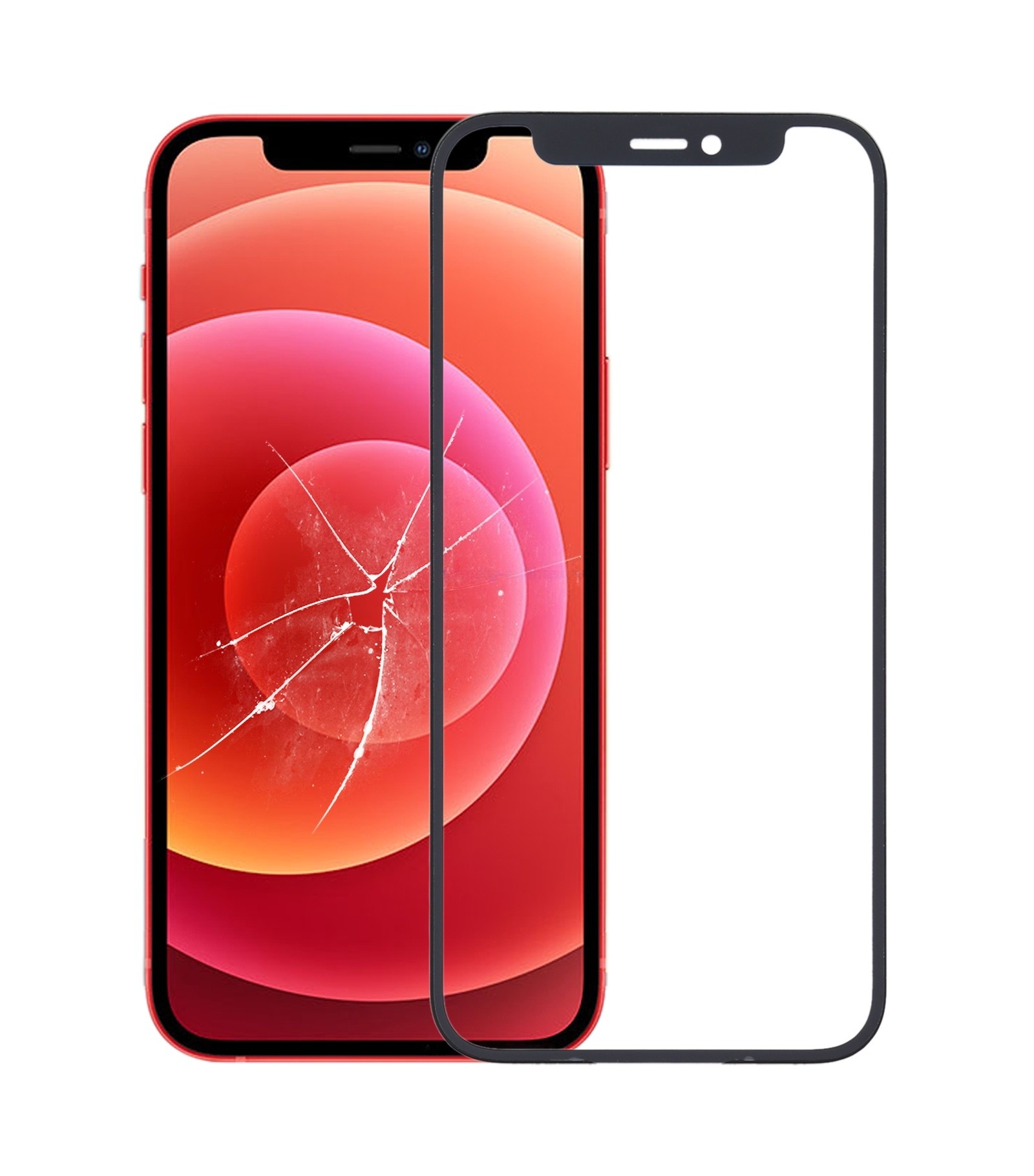 Front Screen Outer Glass Lens for iPhone 12 Mini