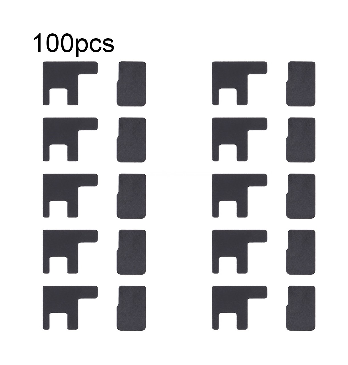 100/Set LCD Heat Sink Graphite Sticker for iPhone 14