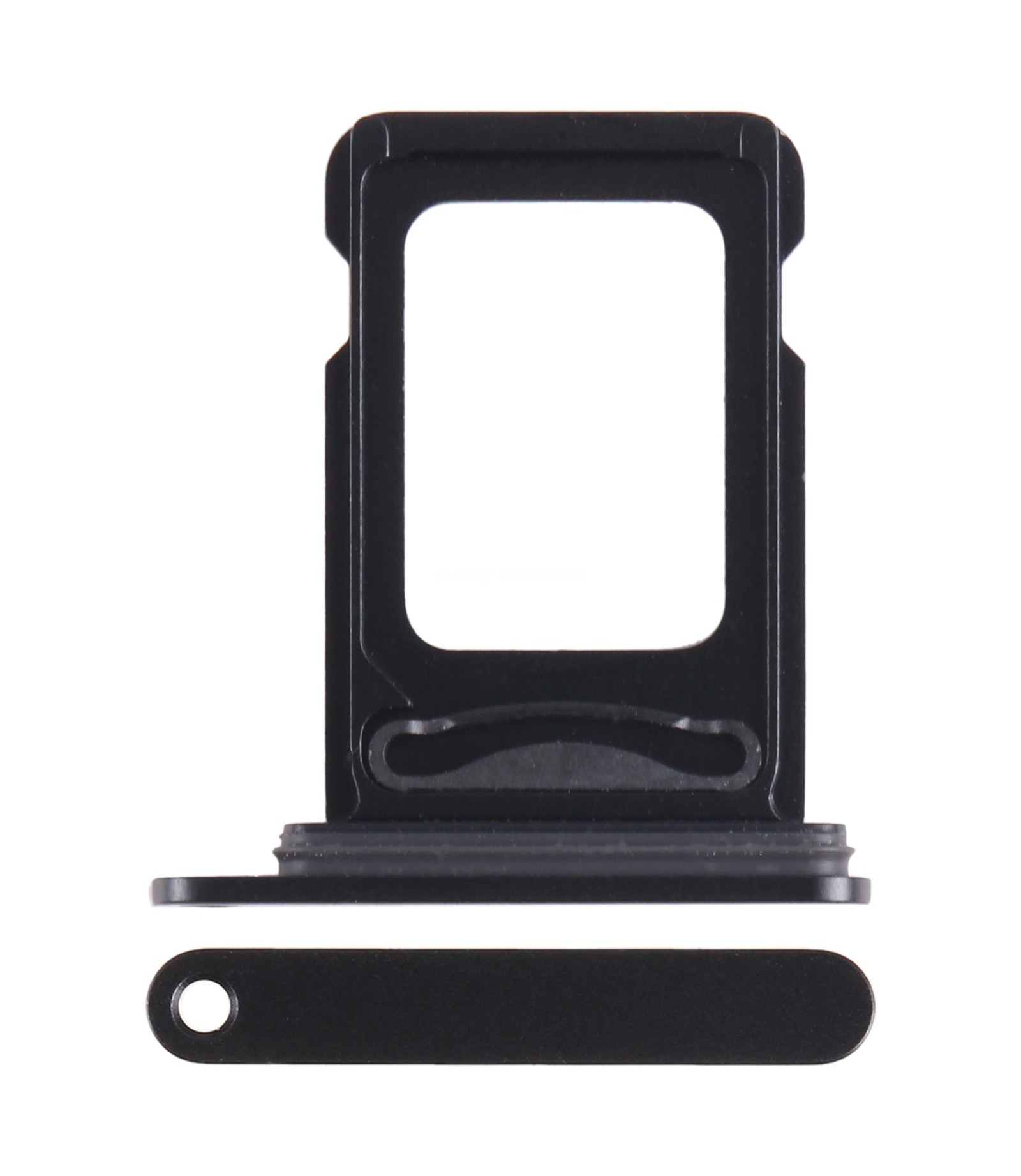 For iPhone 15 SIM + SIM Card Tray (Black)