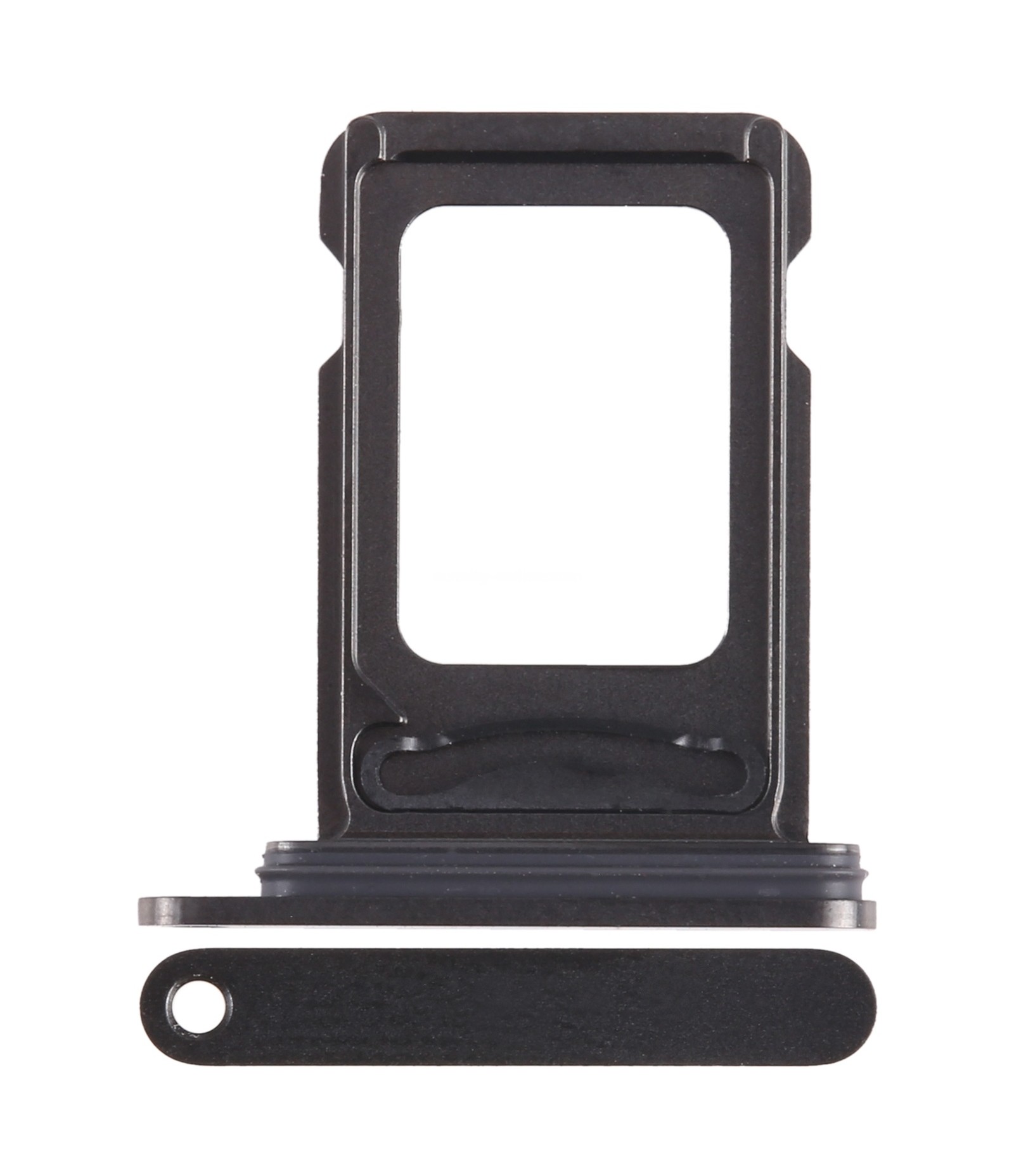 For iPhone 15 Pro Max SIM + SIM Card Tray (Black)