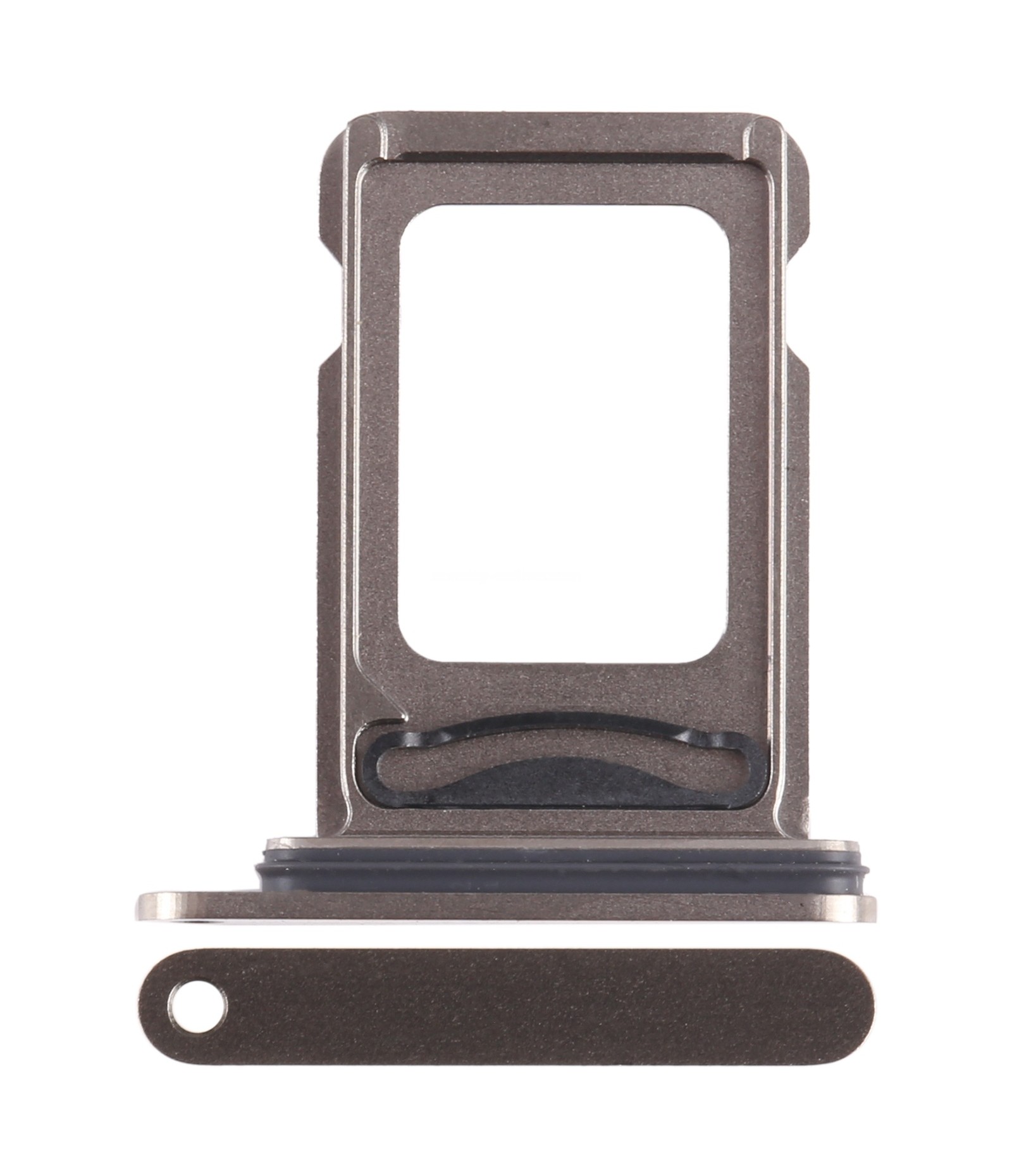 For iPhone 15 Pro Max SIM + SIM Card Tray (Titanium Color)