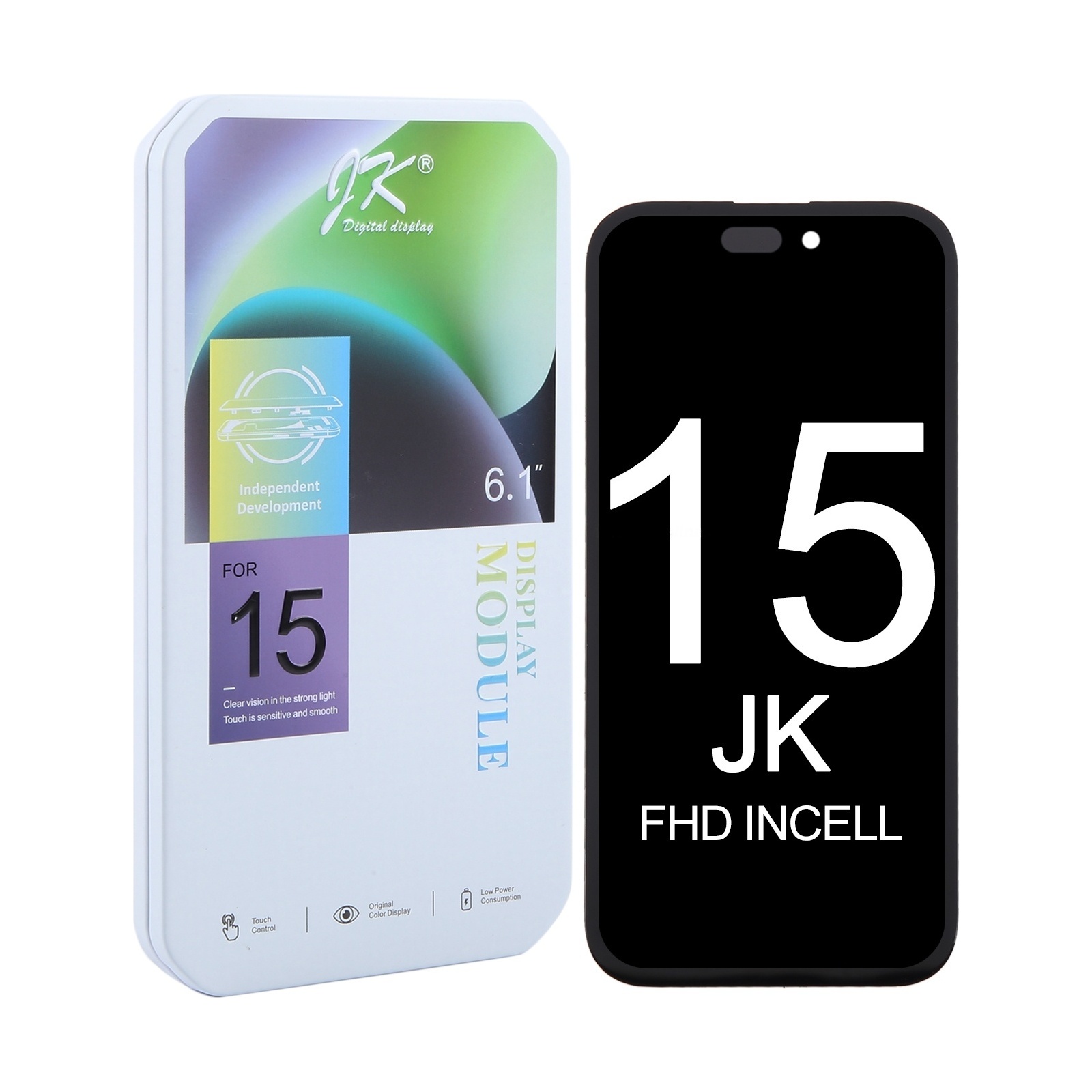 JK incell LCD Screen For iPhone 15