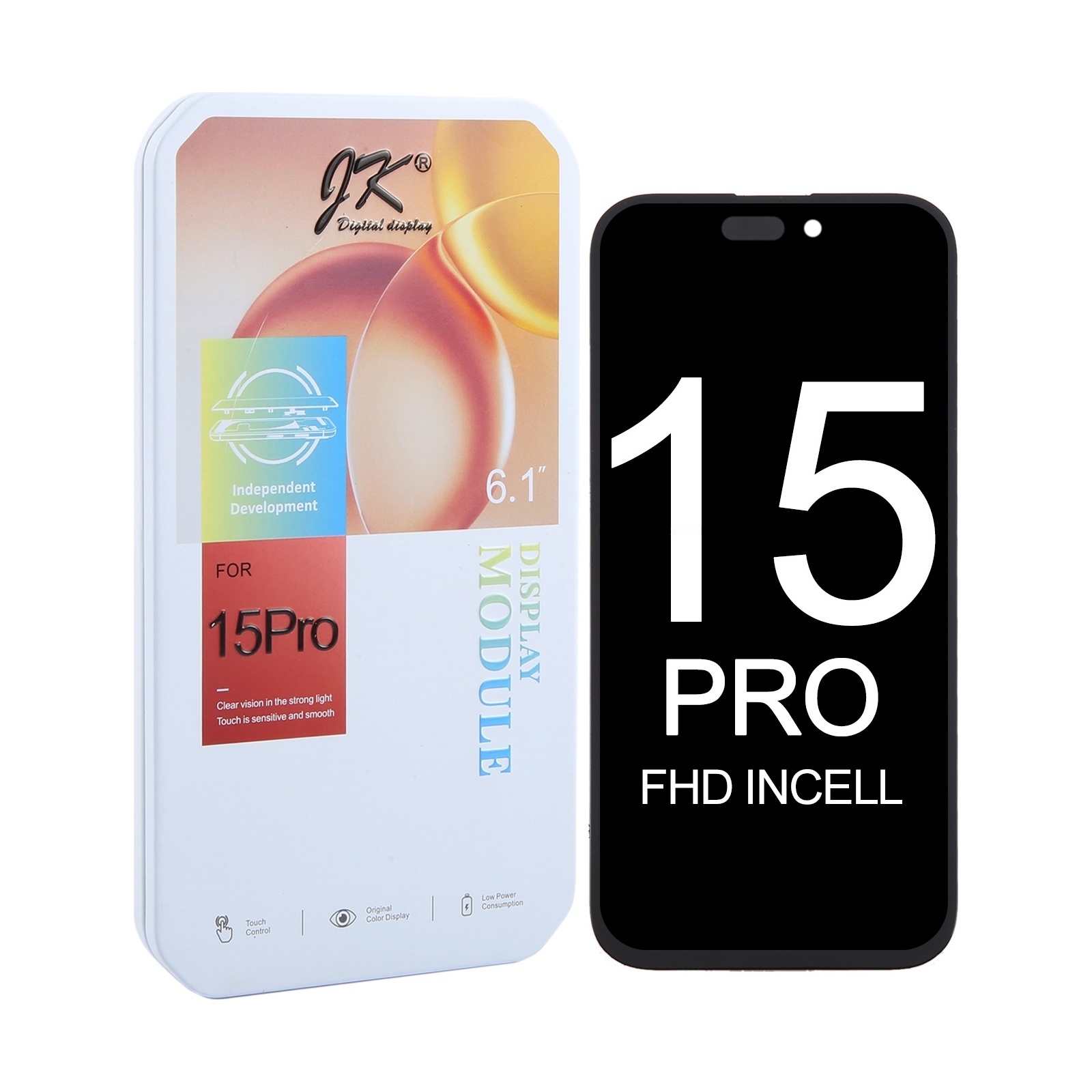 JK incell LCD Screen For iPhone 15 Pro