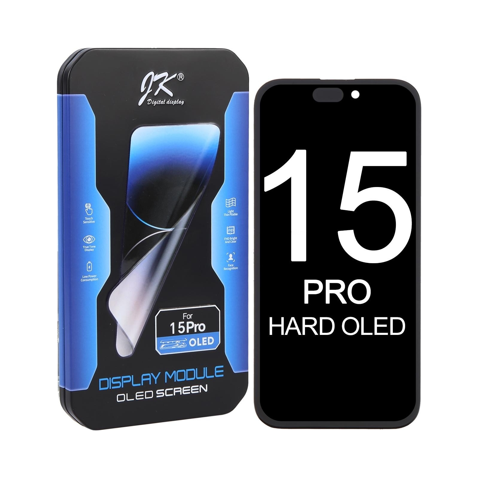 JK Hard OLED Screen For iPhone 15 Pro