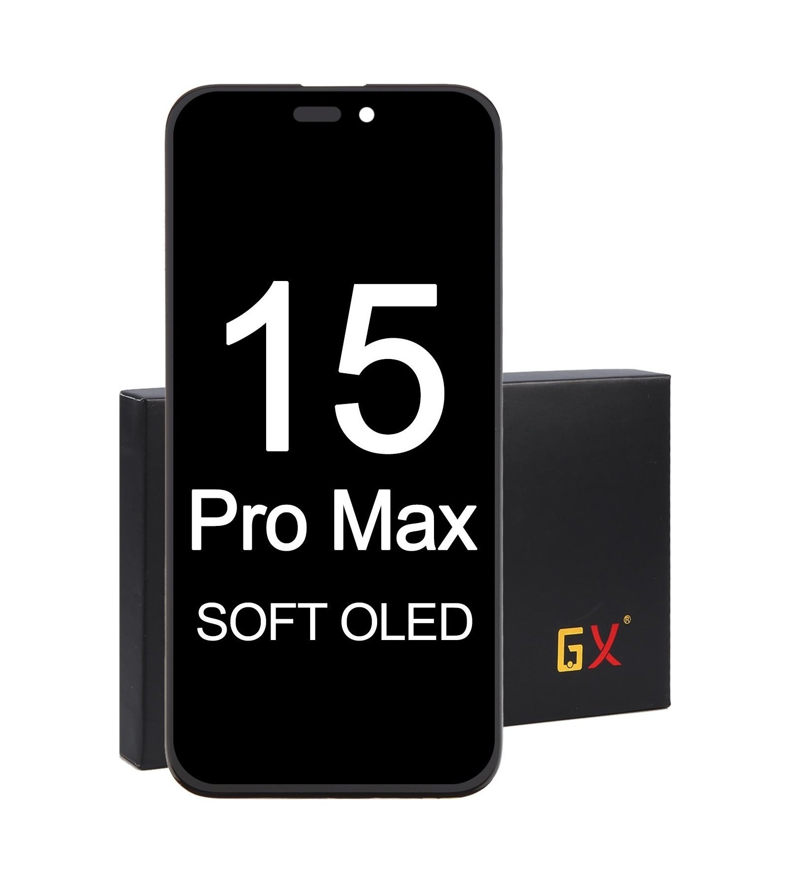 GX Soft OLED Screen For iPhone 15 Pro Max