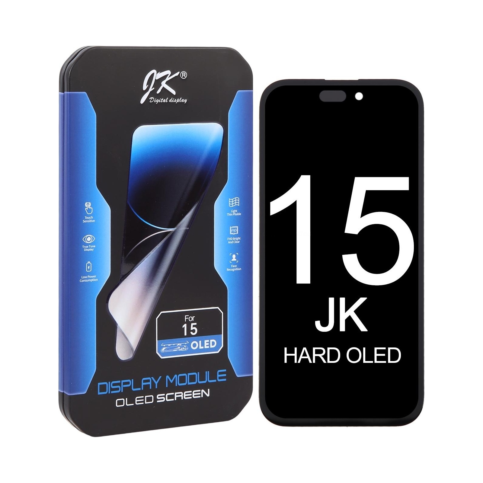 JK Hard OLED Screen For iPhone 15