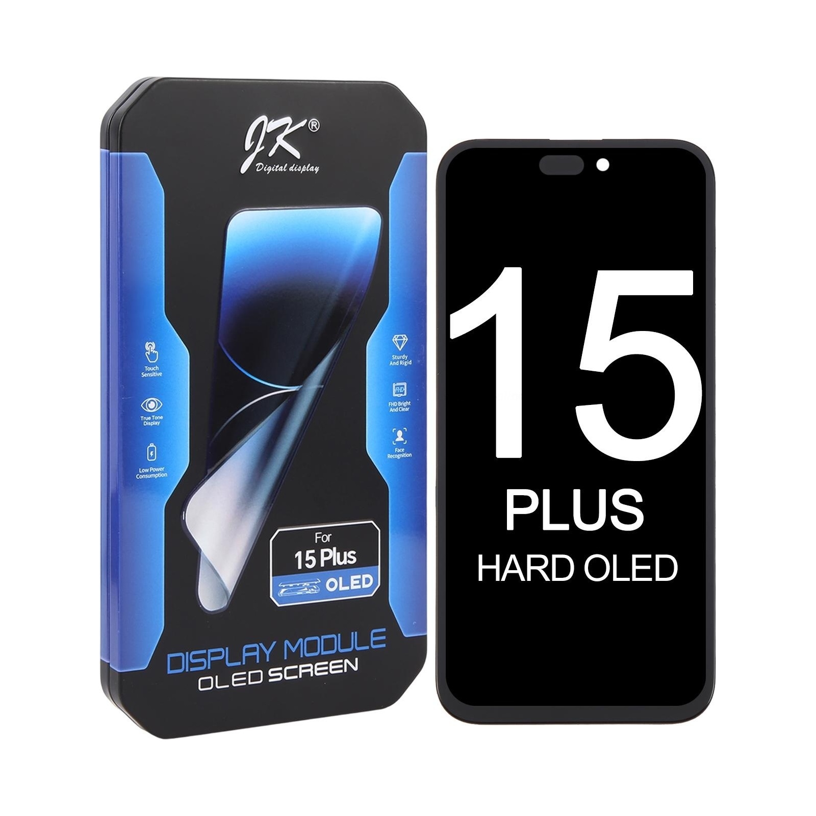 JK Hard OLED Screen For iPhone 15 Plus