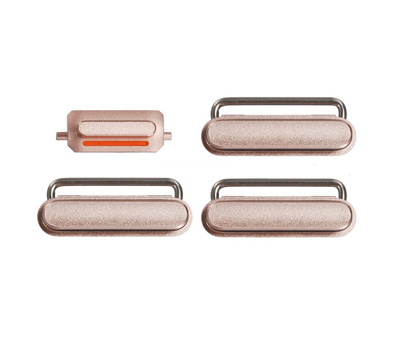 Volume Control Key + Power Button + Mute Switch Vibrator Key for iPhone 6s Plus(Rose Gold)