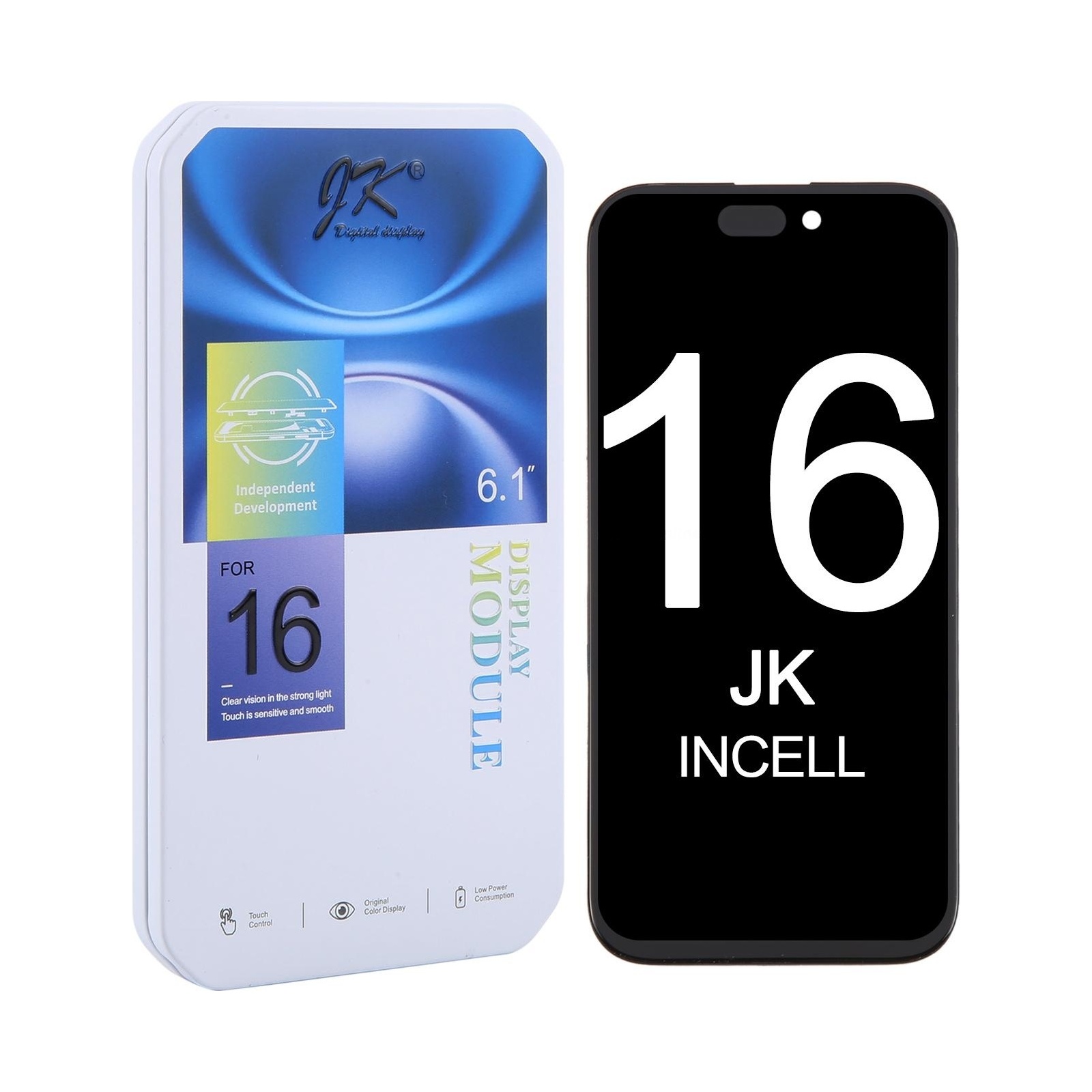 JK incell LCD Screen For iPhone 16