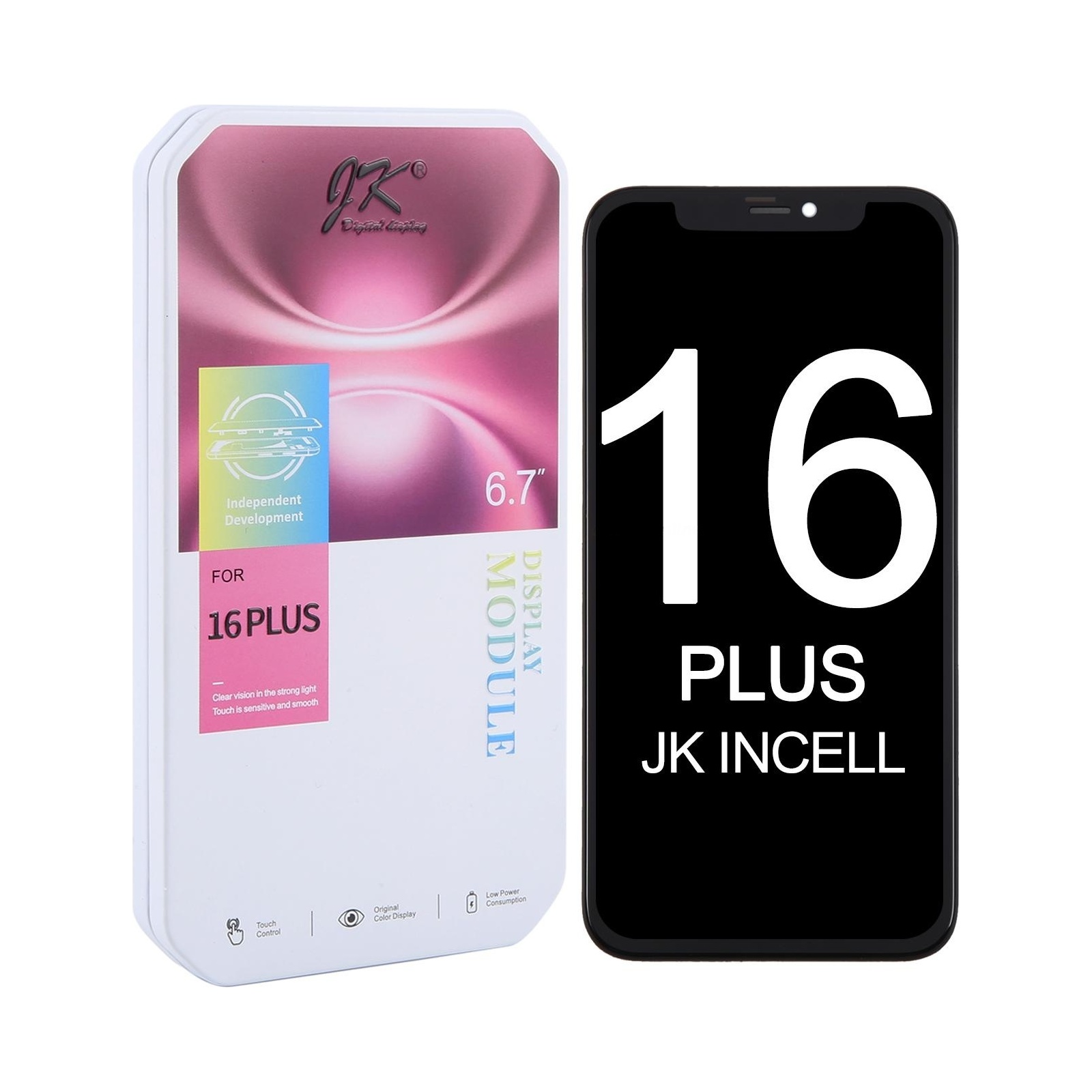 JK incell LCD Screen For iPhone 16 Plus