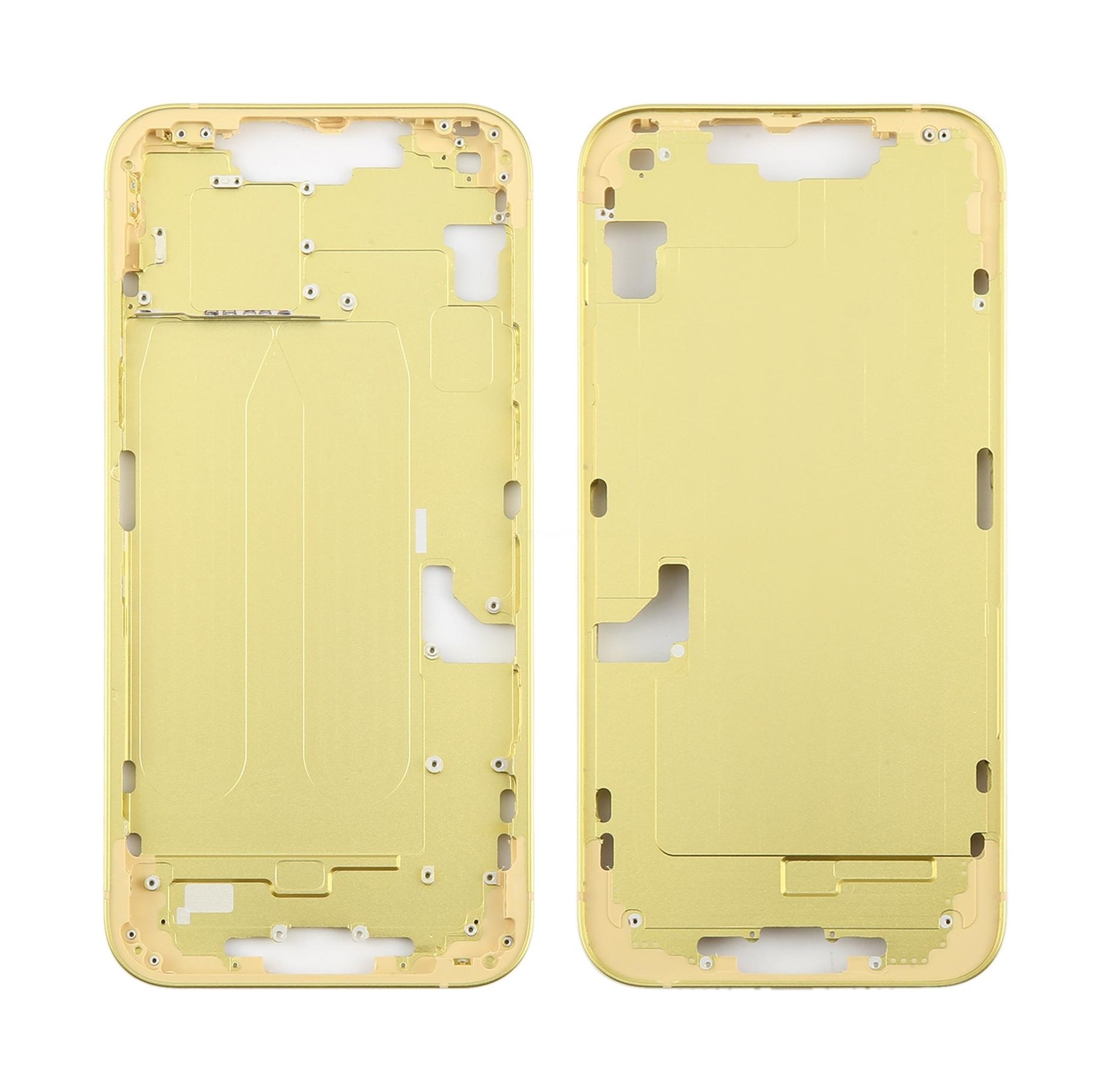 For iPhone 14 Plus Middle Frame Bezel Plate (Yellow)
