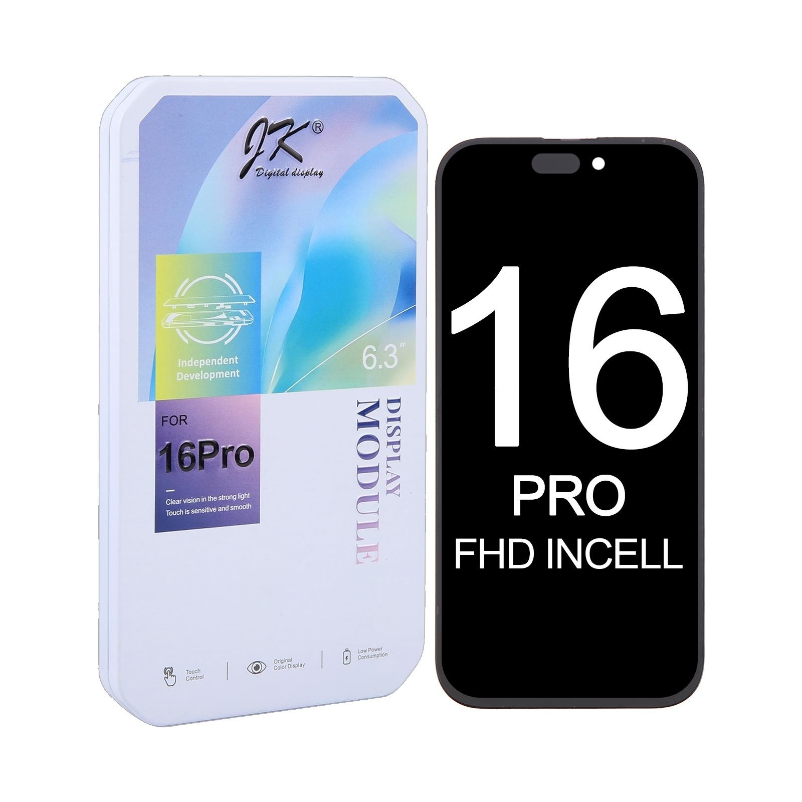 JK incell LCD Screen For iPhone 16 Pro