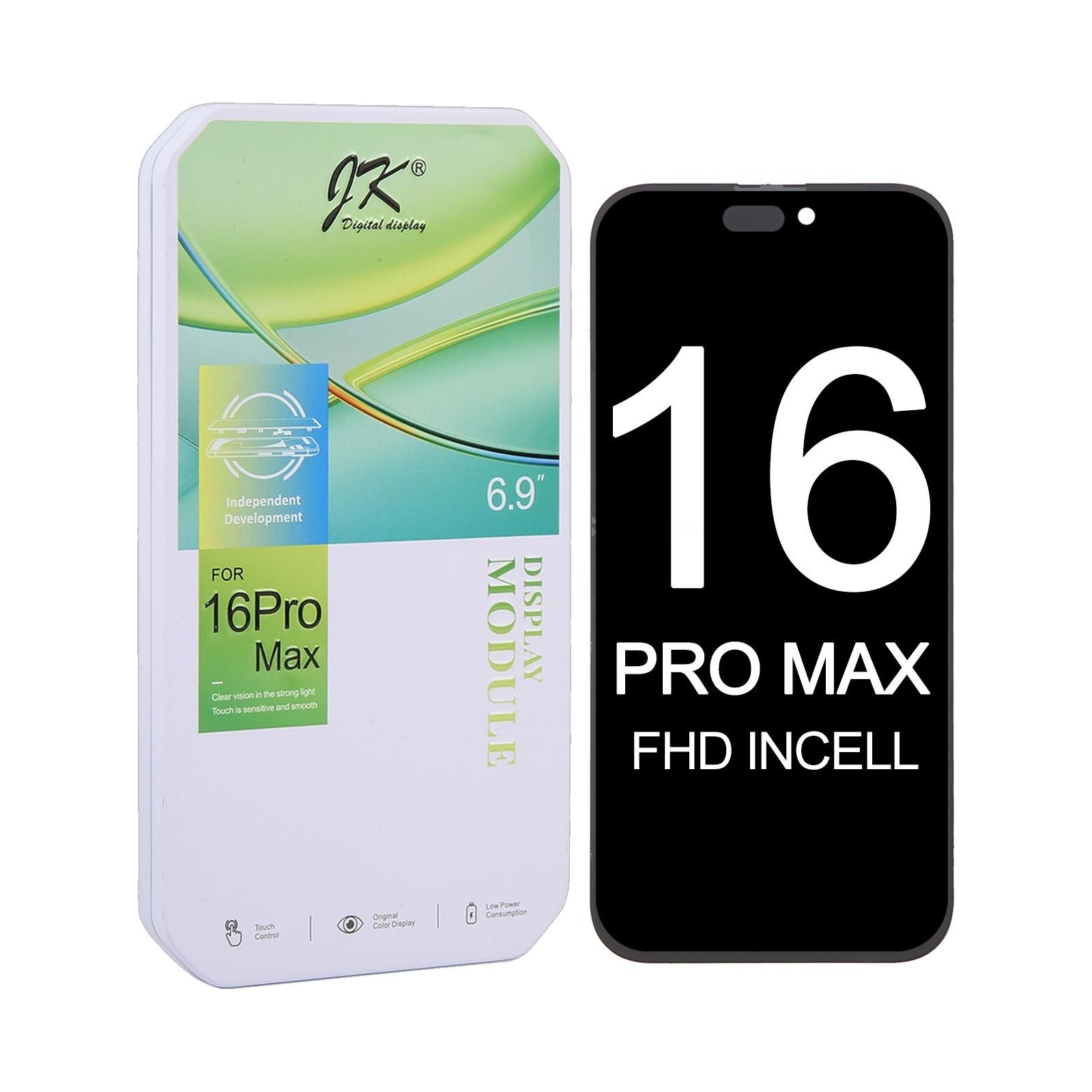 JK incell LCD Screen For iPhone 16 Pro Max
