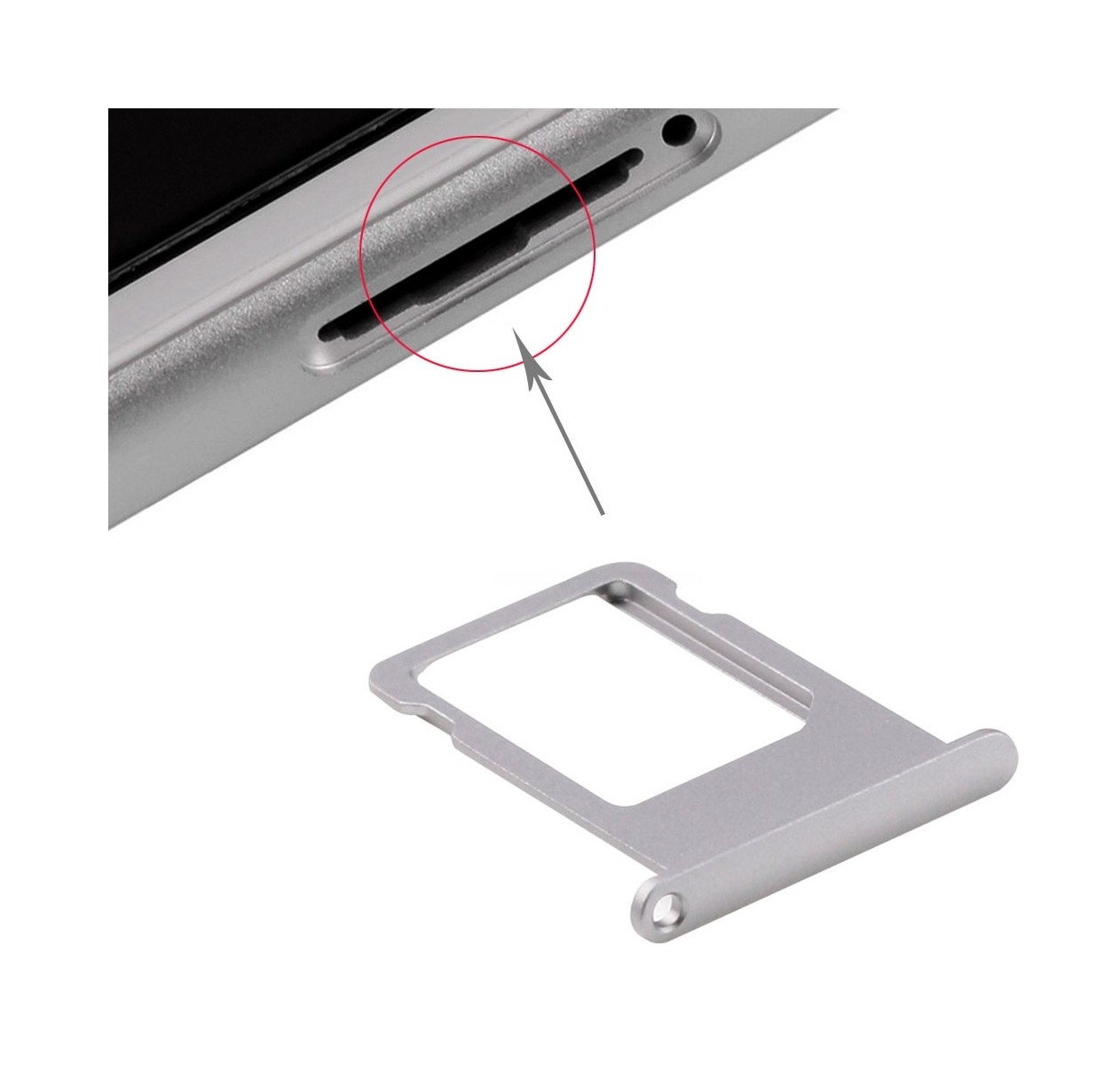 Card Tray for iPhone 6s(Grey)