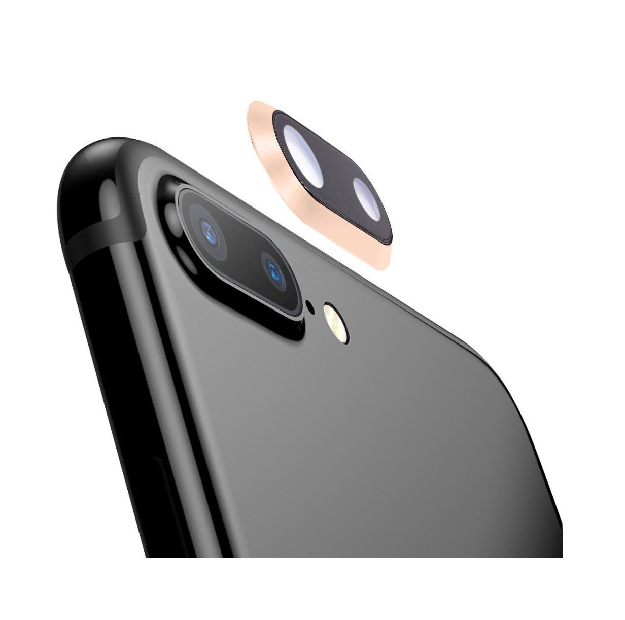 Camera Lens Ring for iPhone 8 Plus Rear(Gold)