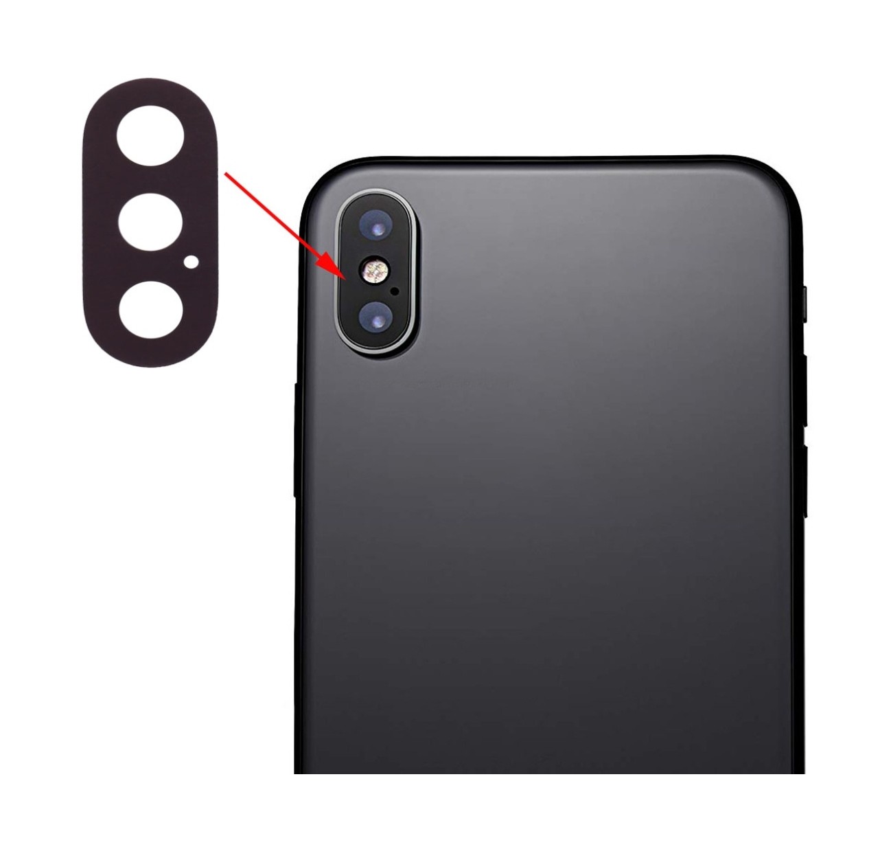 Back Camera Lens for iPhone X