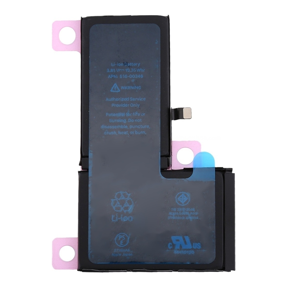 2716mAh Li-ion Battery for iPhone X