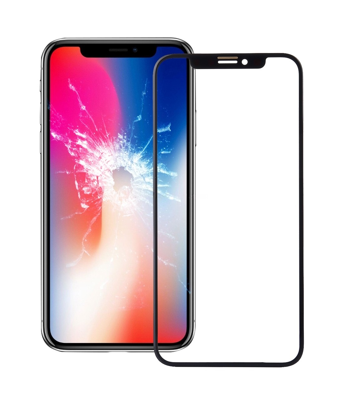 Front Screen Outer Glass Lens for iPhone X