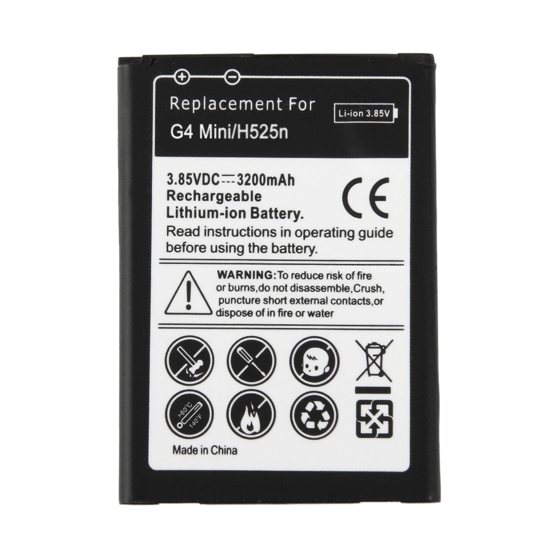 H525N 3200mAh Rechargeable Li-ion Battery(Black)(Black)