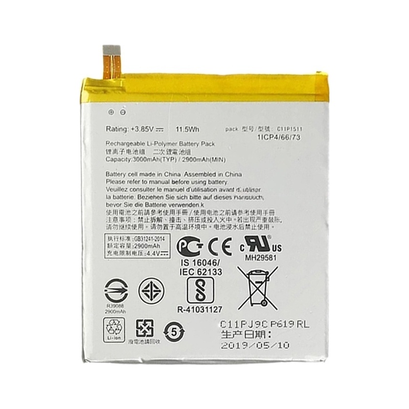 2900mAh C11P1511 for Asus ZenFone 3 ZE552KL Li-Polymer Battery