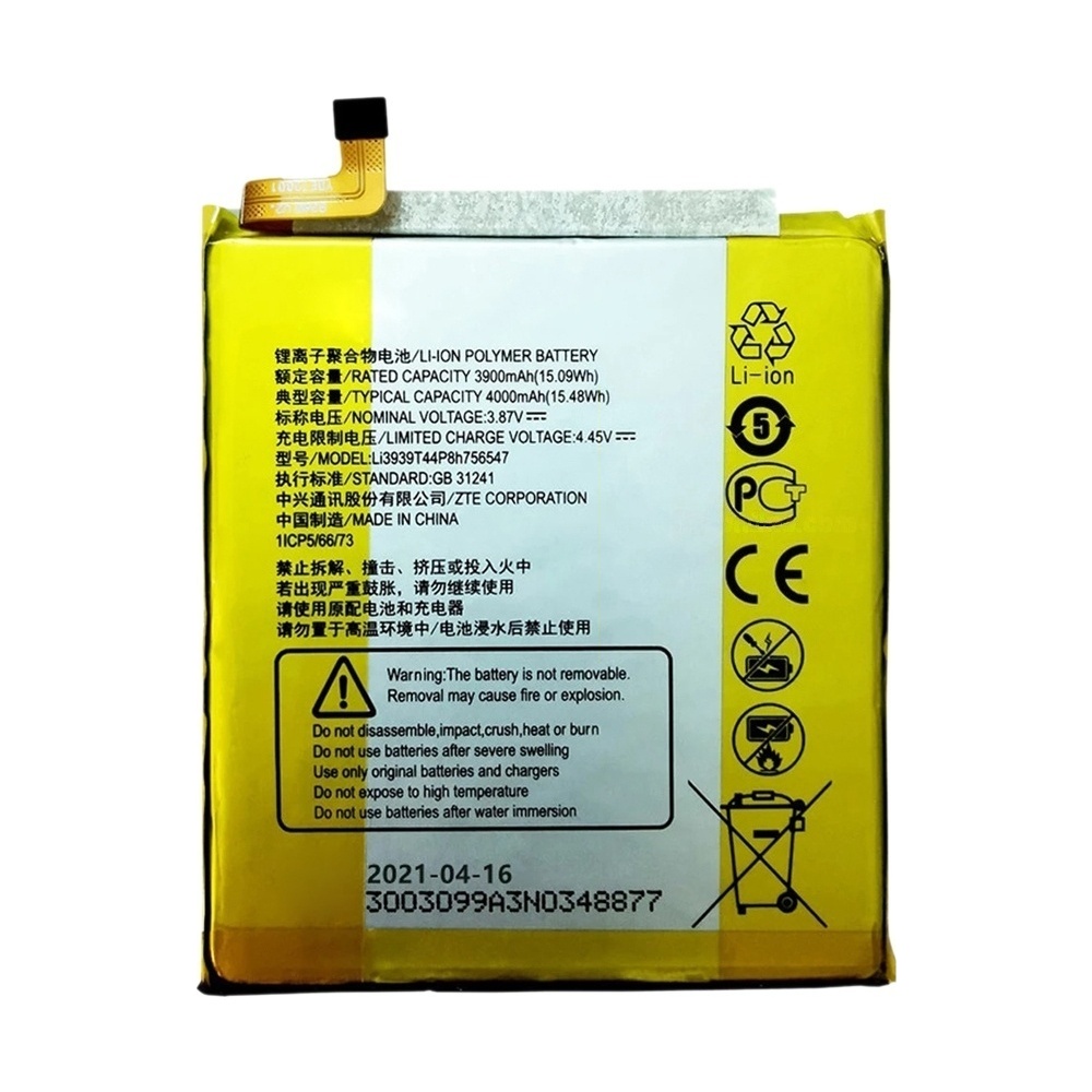 3900mAh Li-ion Polymer Battery for ZTE Axon 10 Pro 5G / Axon 9 Pro
