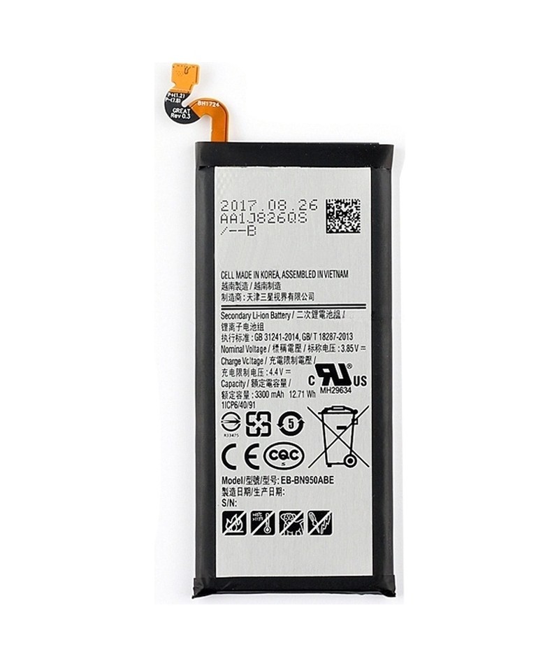 3300mAh Li-Polymer Battery EB-BN950ABE for Samsung Galaxy Note 8 / N9500 / N950A / N950F / N950T / N950V