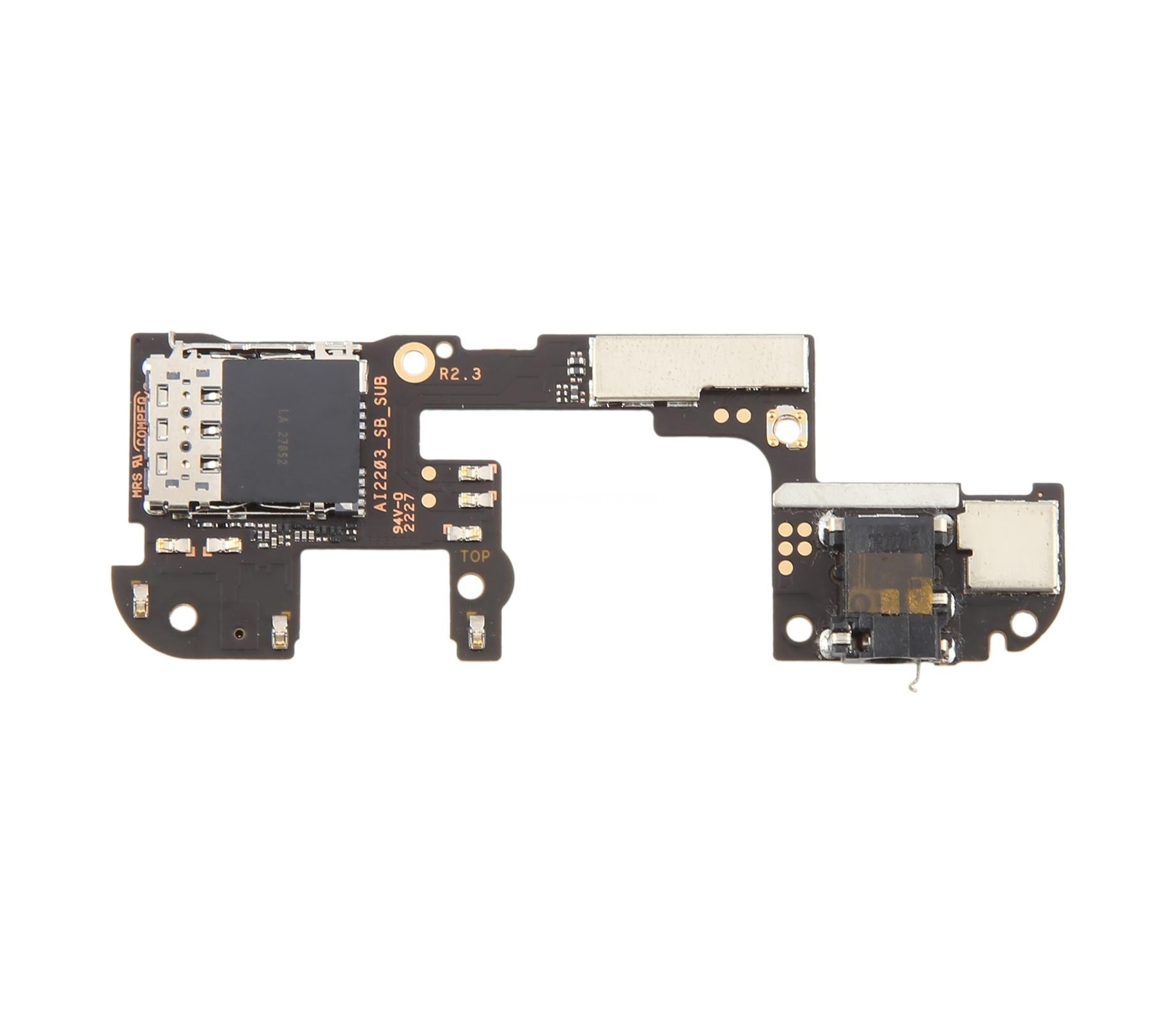 For Asus ROG Phone 6 / 6 Pro MediaTek Dimensity Version SIM Card Reader Board with Audio Jack