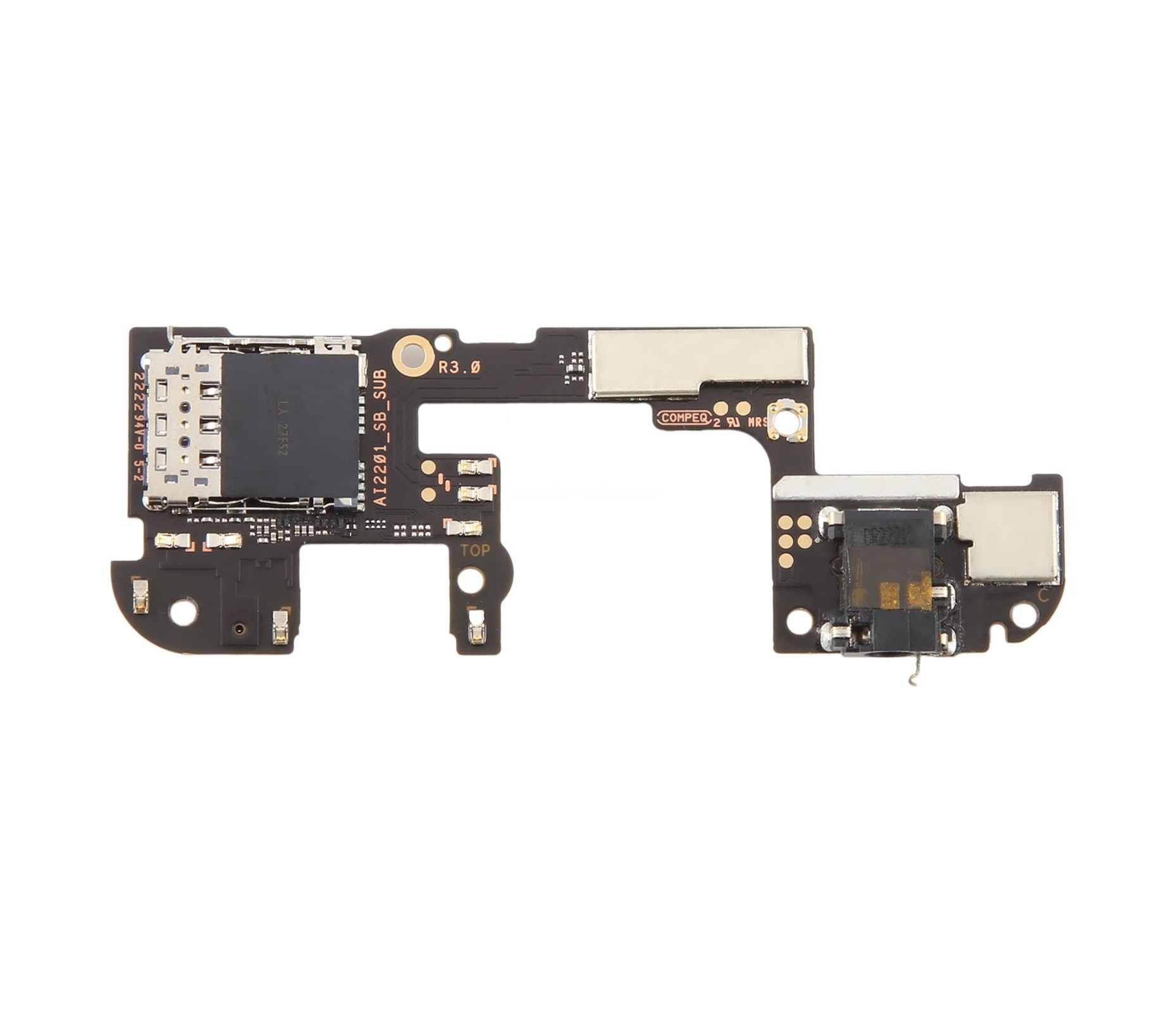 For Asus ROG Phone 6 / 6 Pro Qualcomm Version SIM Card Reader Board with Audio Jack