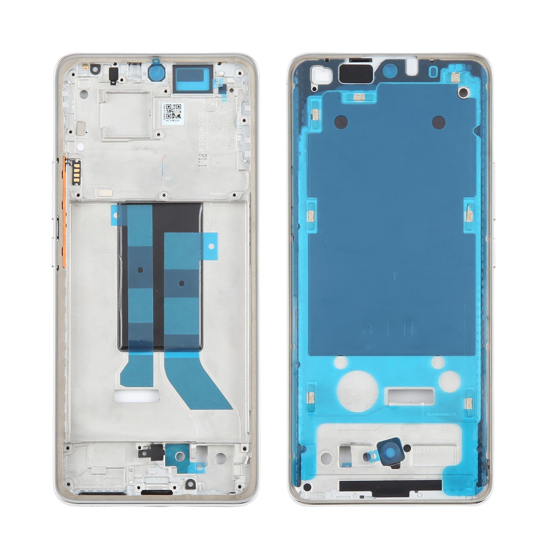 For Xiaomi Poco X7 5G Original Middle Frame Bezel Plate (Silver)