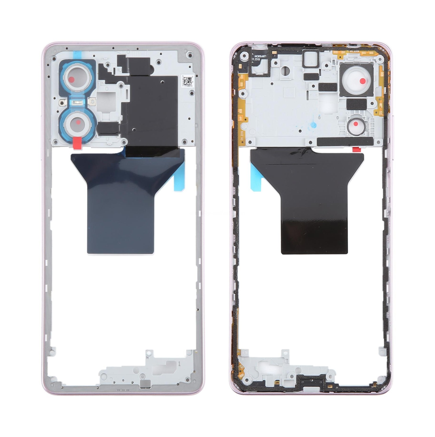 For Xiaomi Redmi Note 12 Pro 5G Original Middle Frame Bezel Plate (Pink)