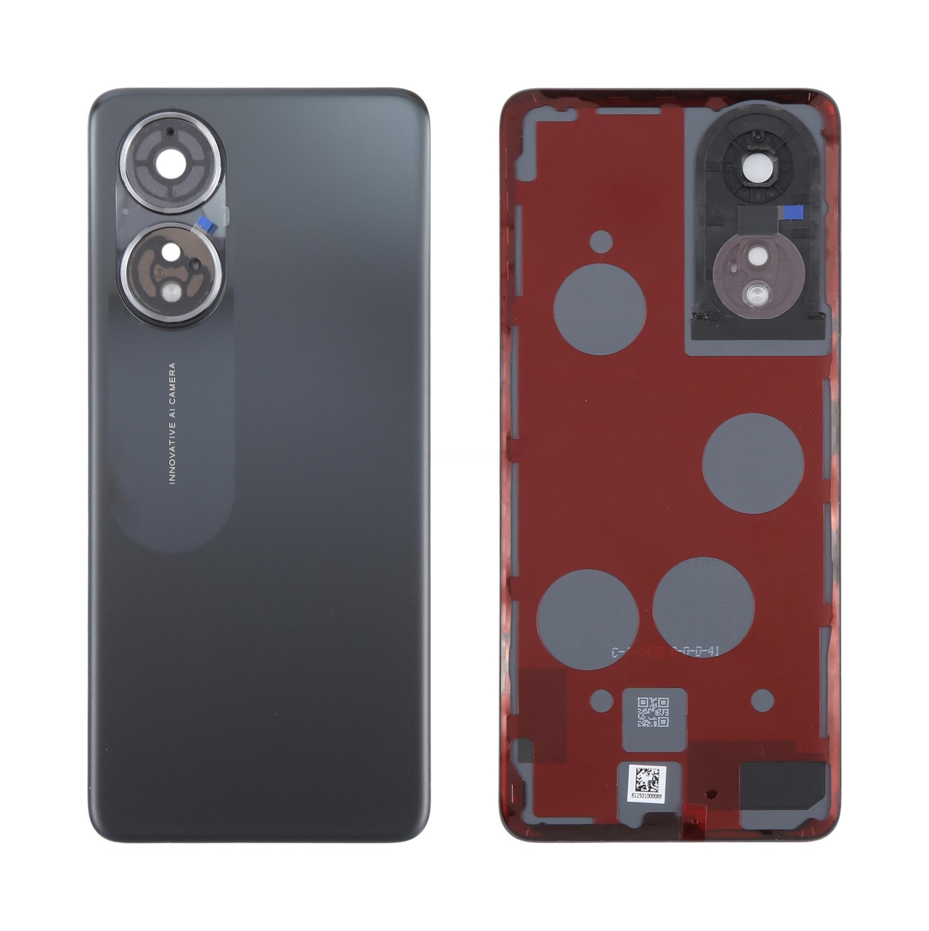 For OPPO A58 4G CPH2577 Original Back Cover with Camera Lens Cover(Black)