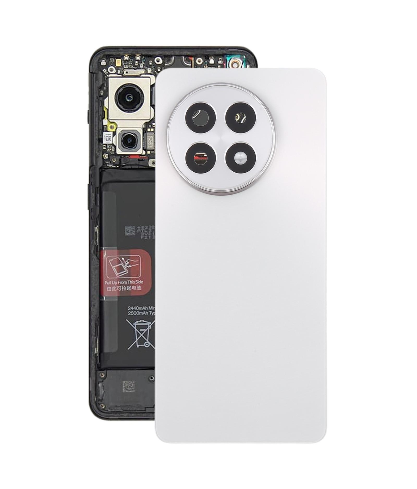 For OnePlus 13R Original Back Cover with Camera Lens Cover(Titanium)