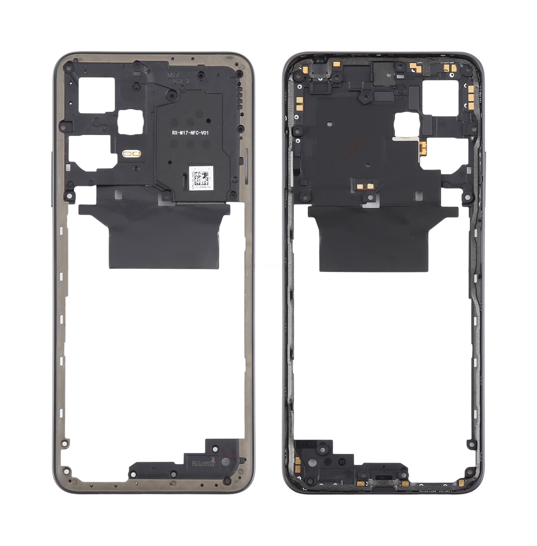For Xiaomi Redmi Note 12 5G Original Middle Frame Bezel Plate (Black)