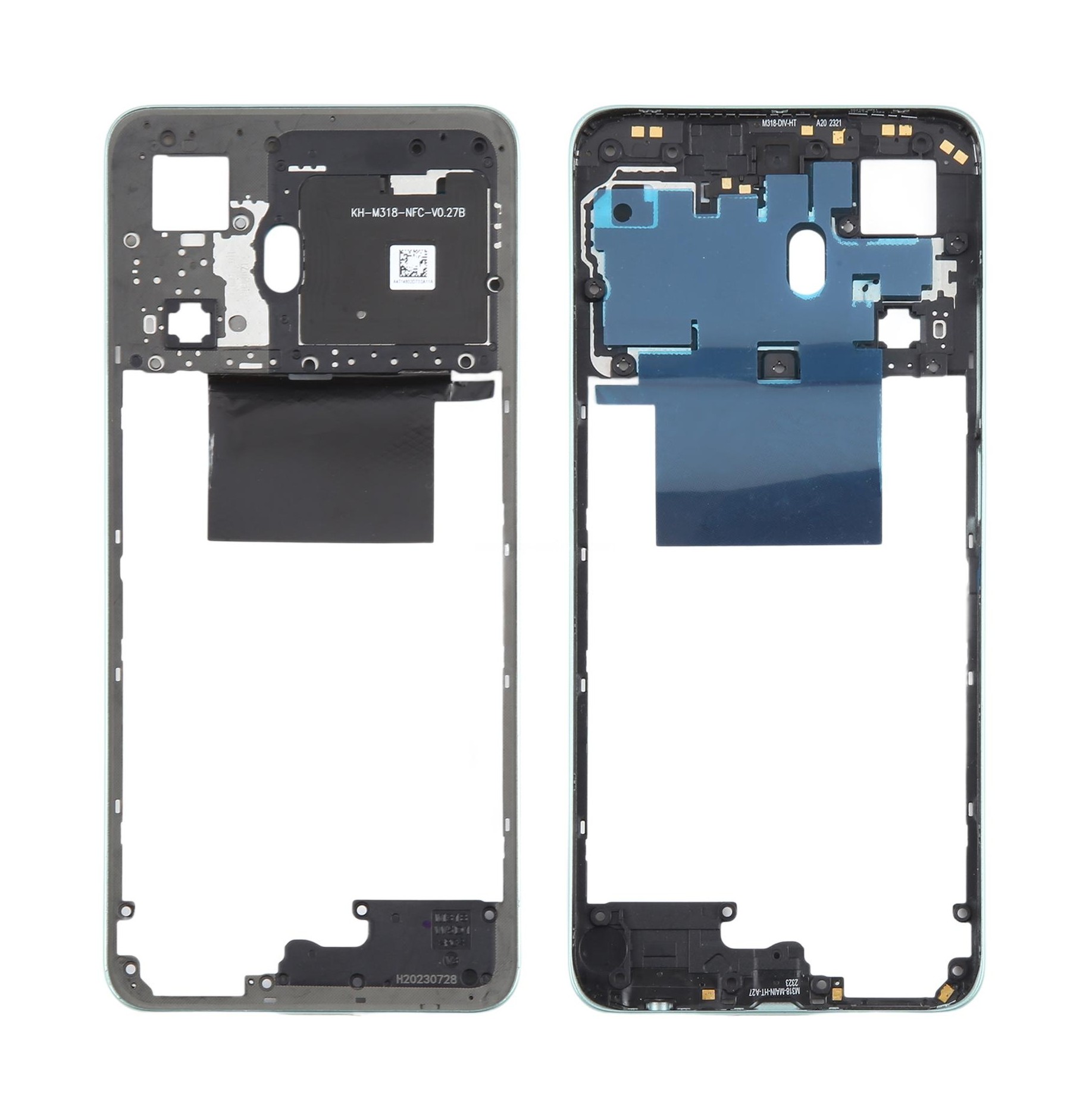 For Realme C55 4G RMX3710 Middle Frame Bezel Plate (Green)