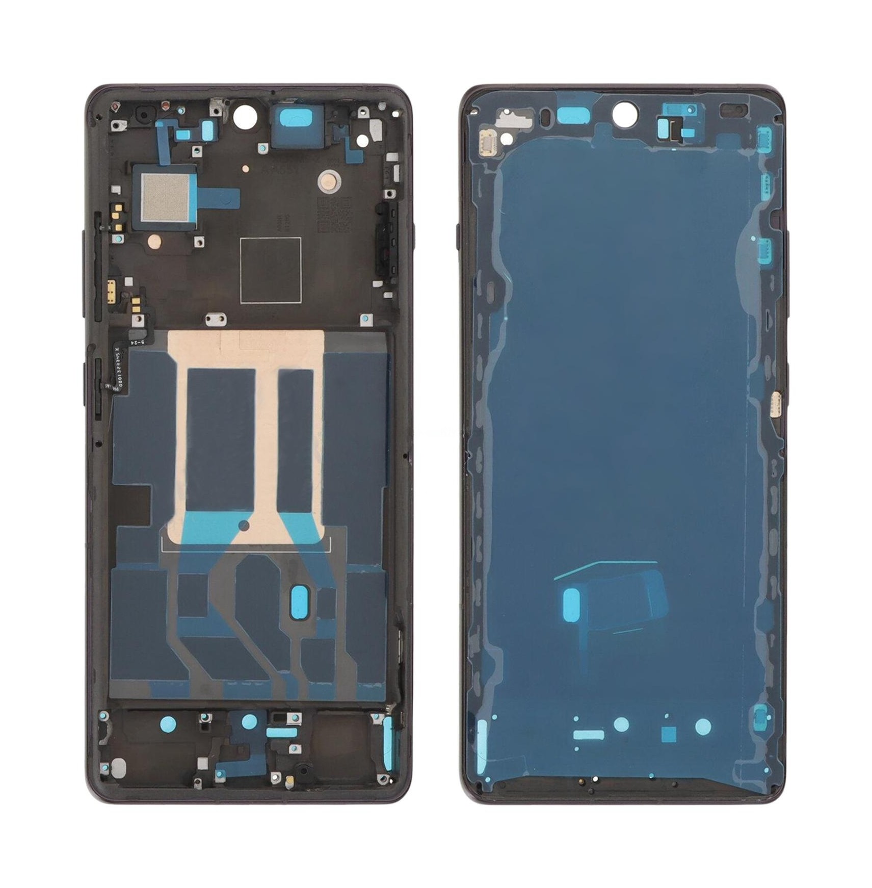 For OnePlus 12R Middle Frame Bezel Plate (Grey)